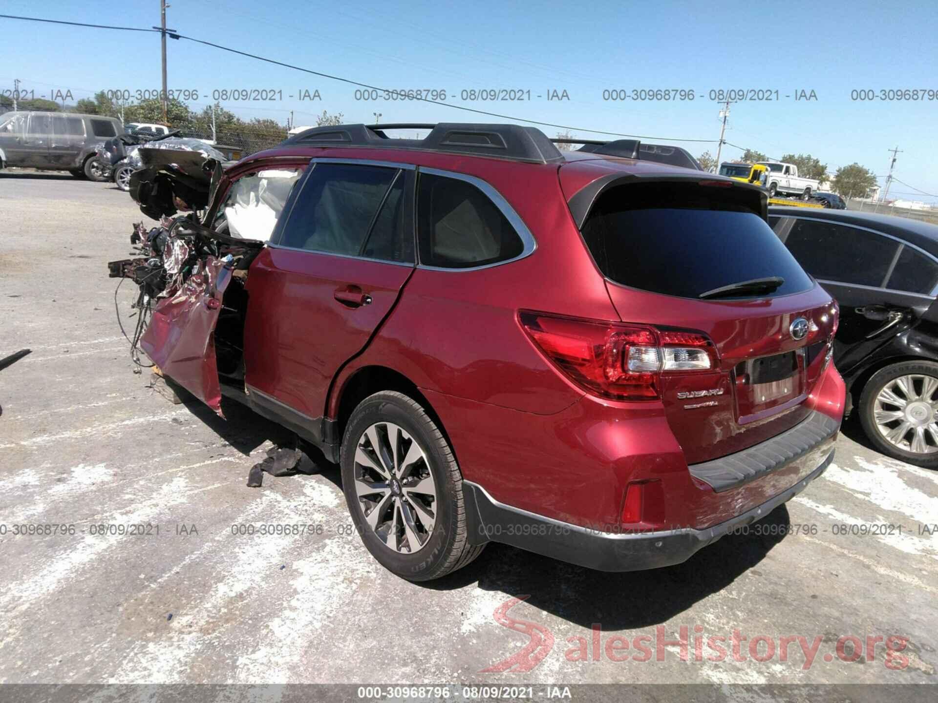 4S4BSANC6H3354378 2017 SUBARU OUTBACK