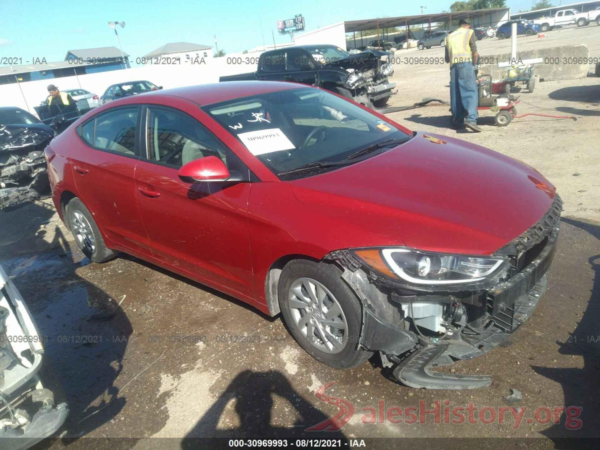 KMHD74LF9HU188702 2017 HYUNDAI ELANTRA