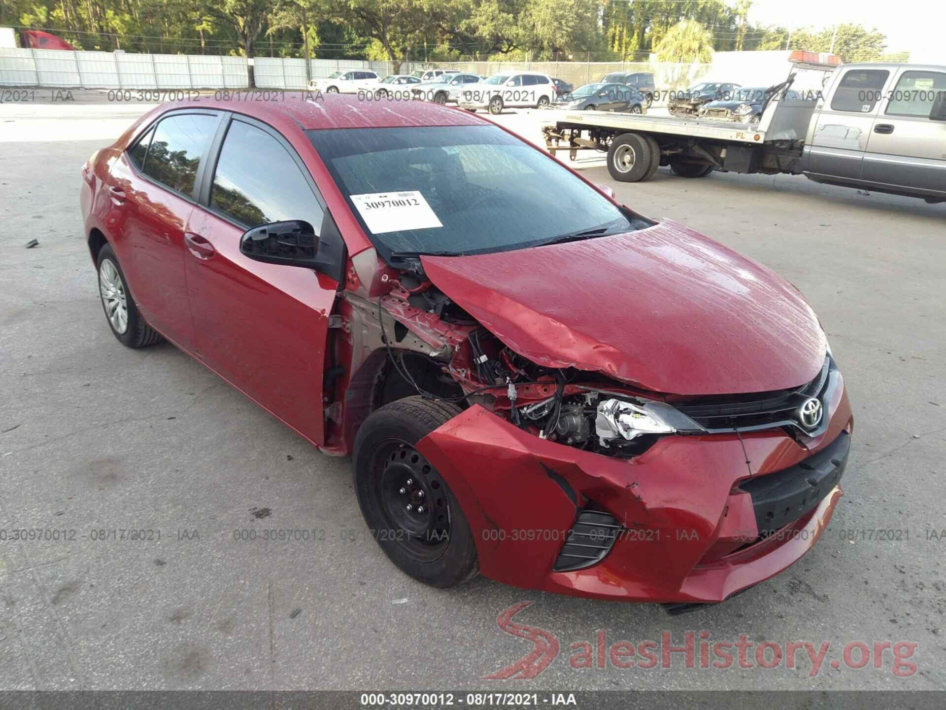 2T1BURHE5GC541370 2016 TOYOTA COROLLA