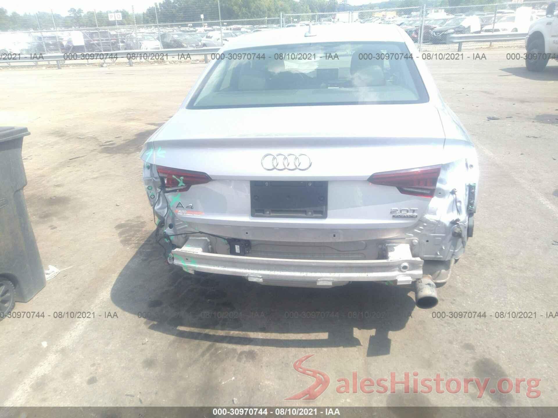 WAUENAF44JA078989 2018 AUDI A4