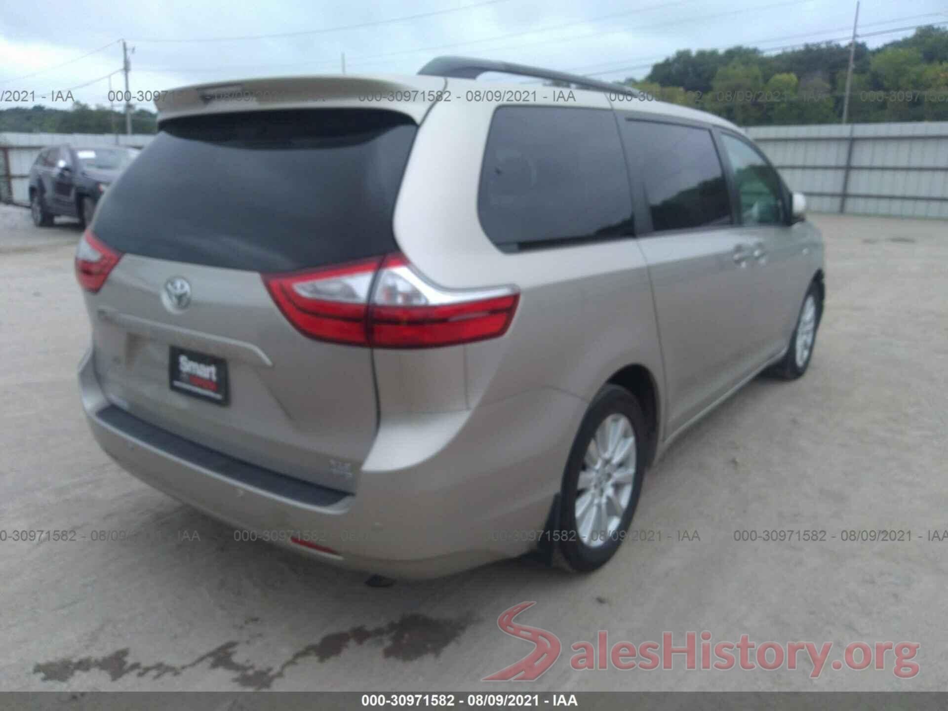 5TDDZ3DCXHS177273 2017 TOYOTA SIENNA