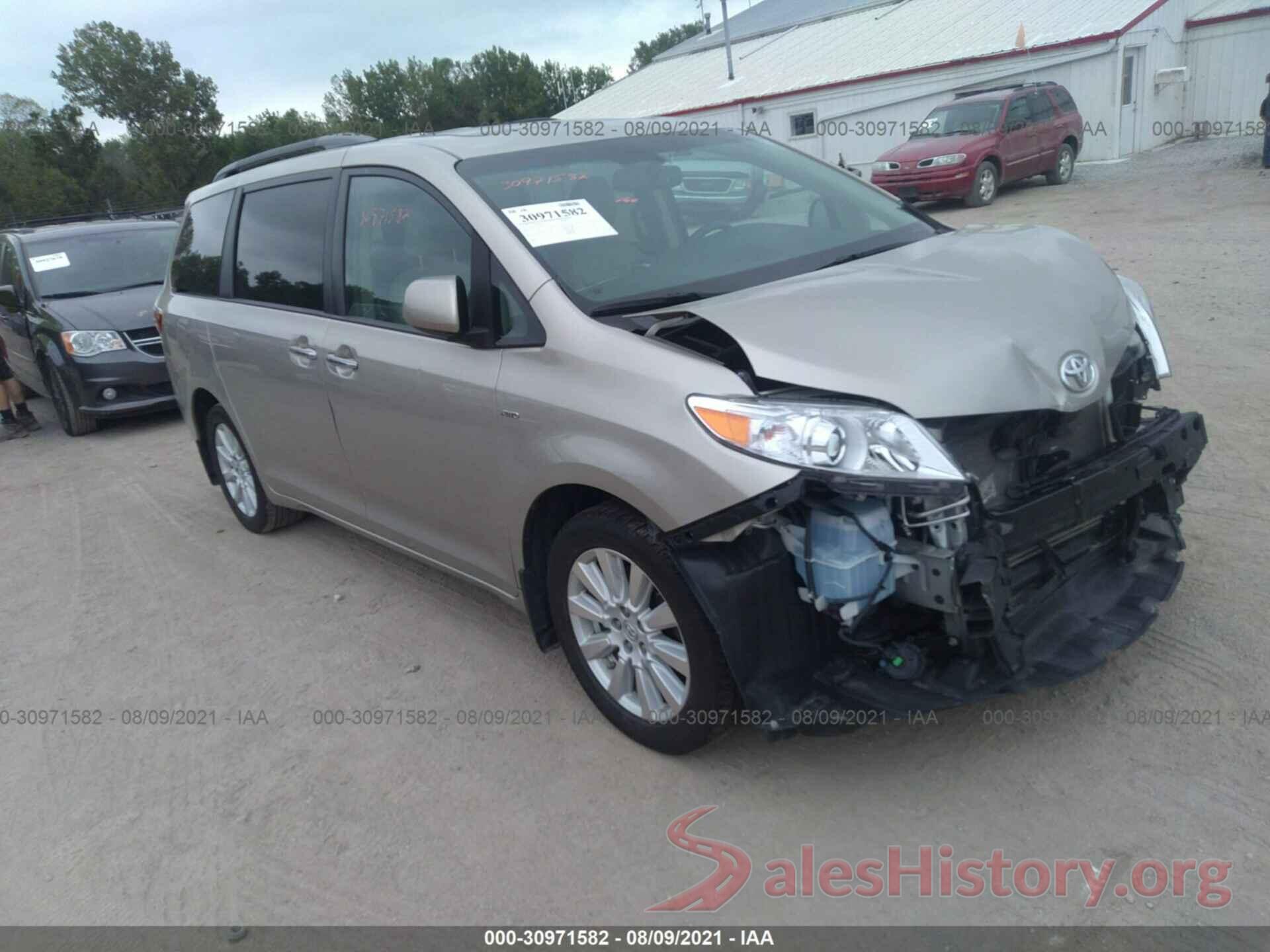 5TDDZ3DCXHS177273 2017 TOYOTA SIENNA