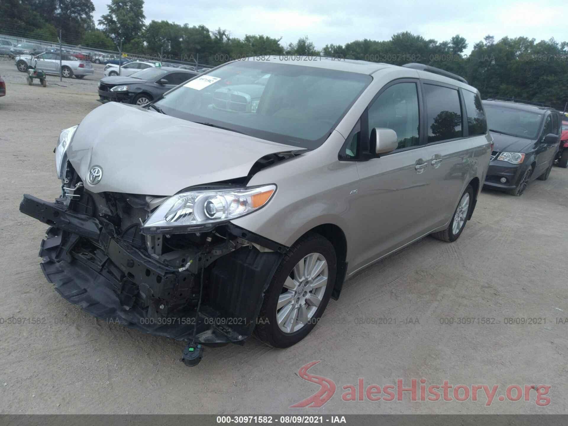 5TDDZ3DCXHS177273 2017 TOYOTA SIENNA