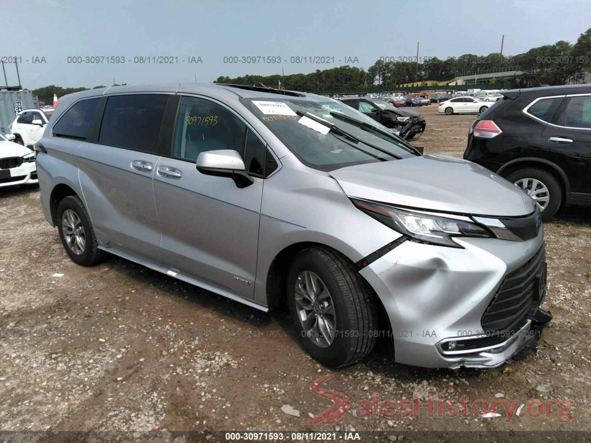 5TDYRKEC3MS017062 2021 TOYOTA SIENNA