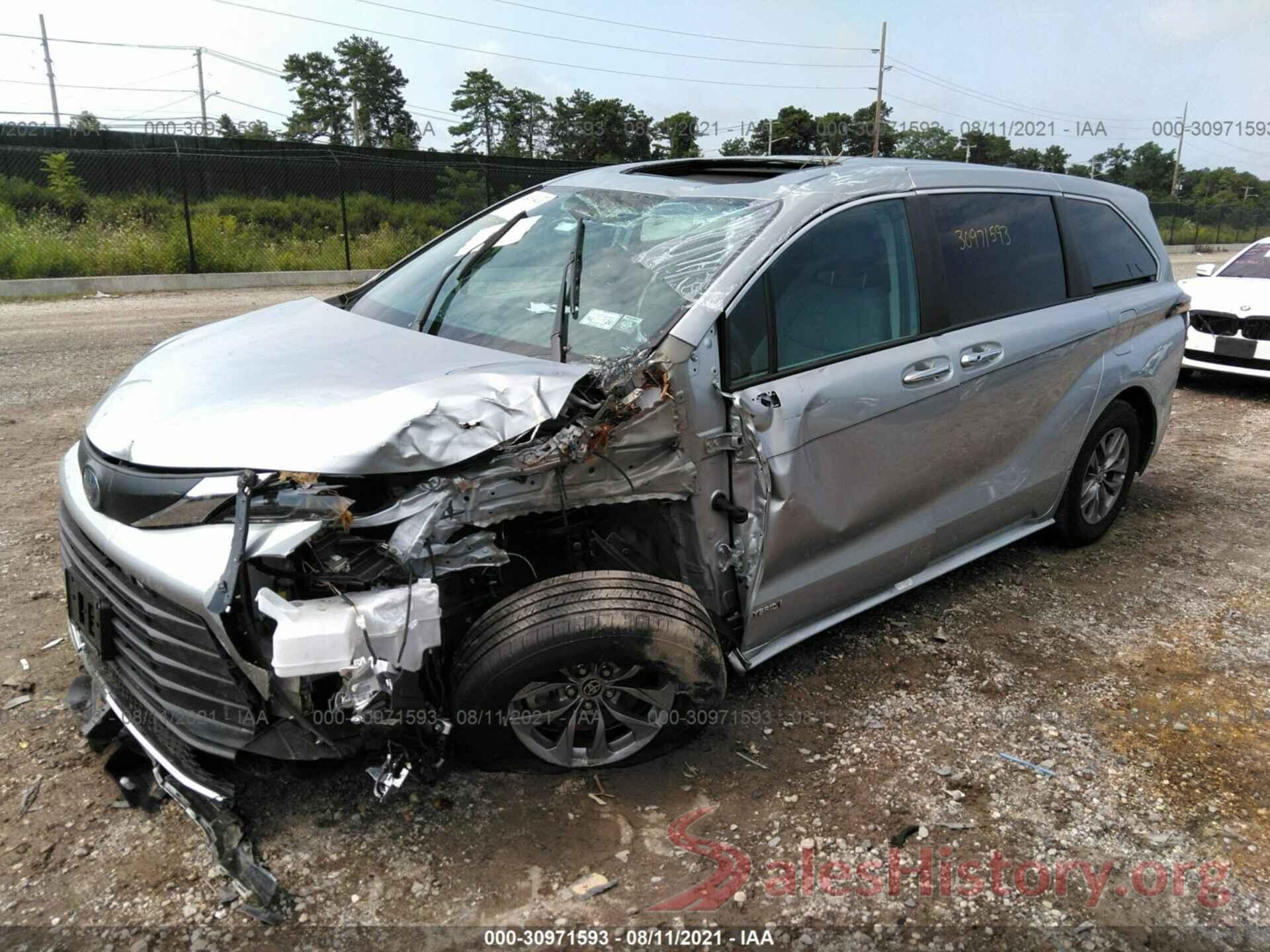 5TDYRKEC3MS017062 2021 TOYOTA SIENNA