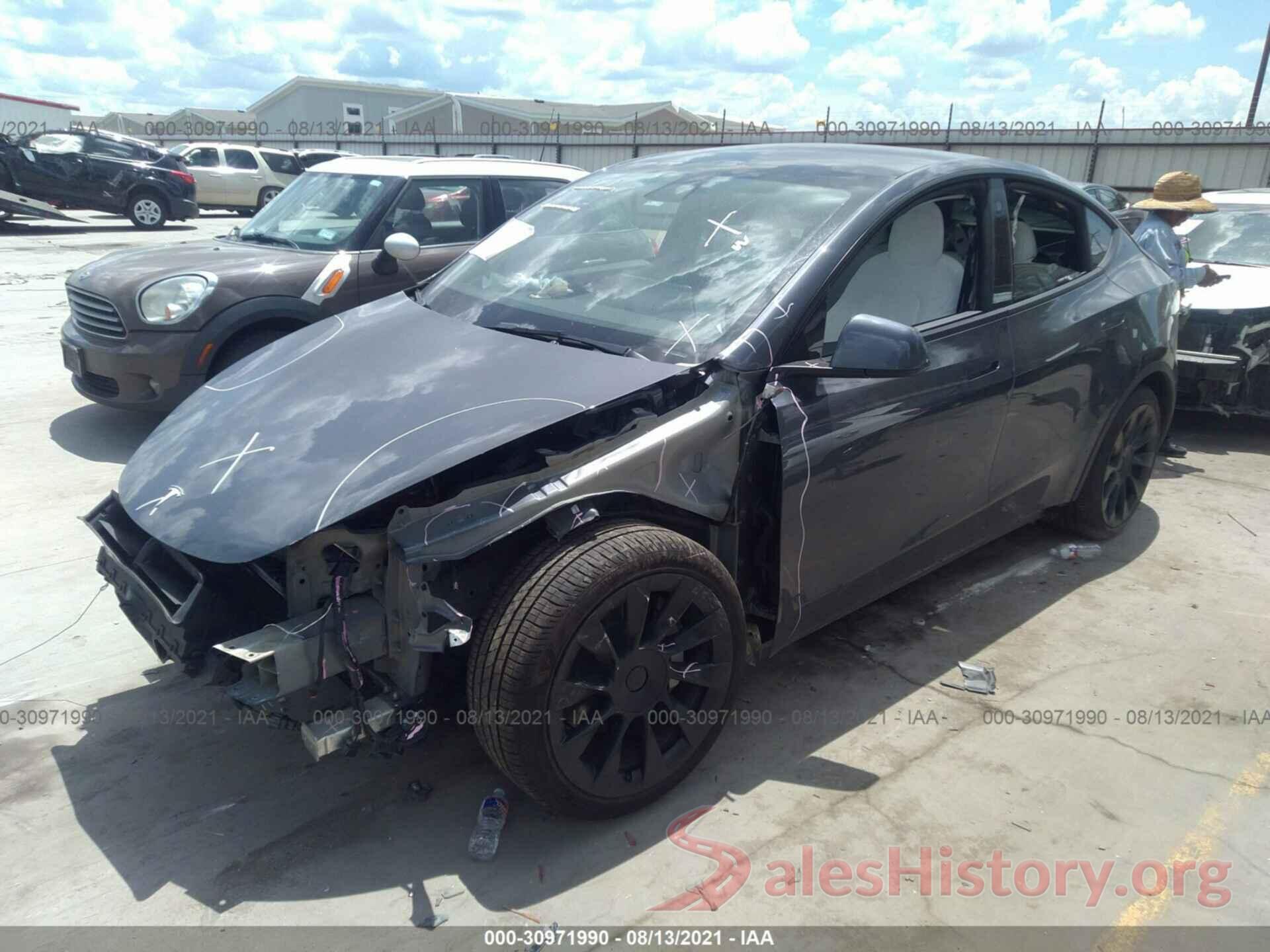 5YJYGDEE8MF094033 2021 TESLA MODEL Y