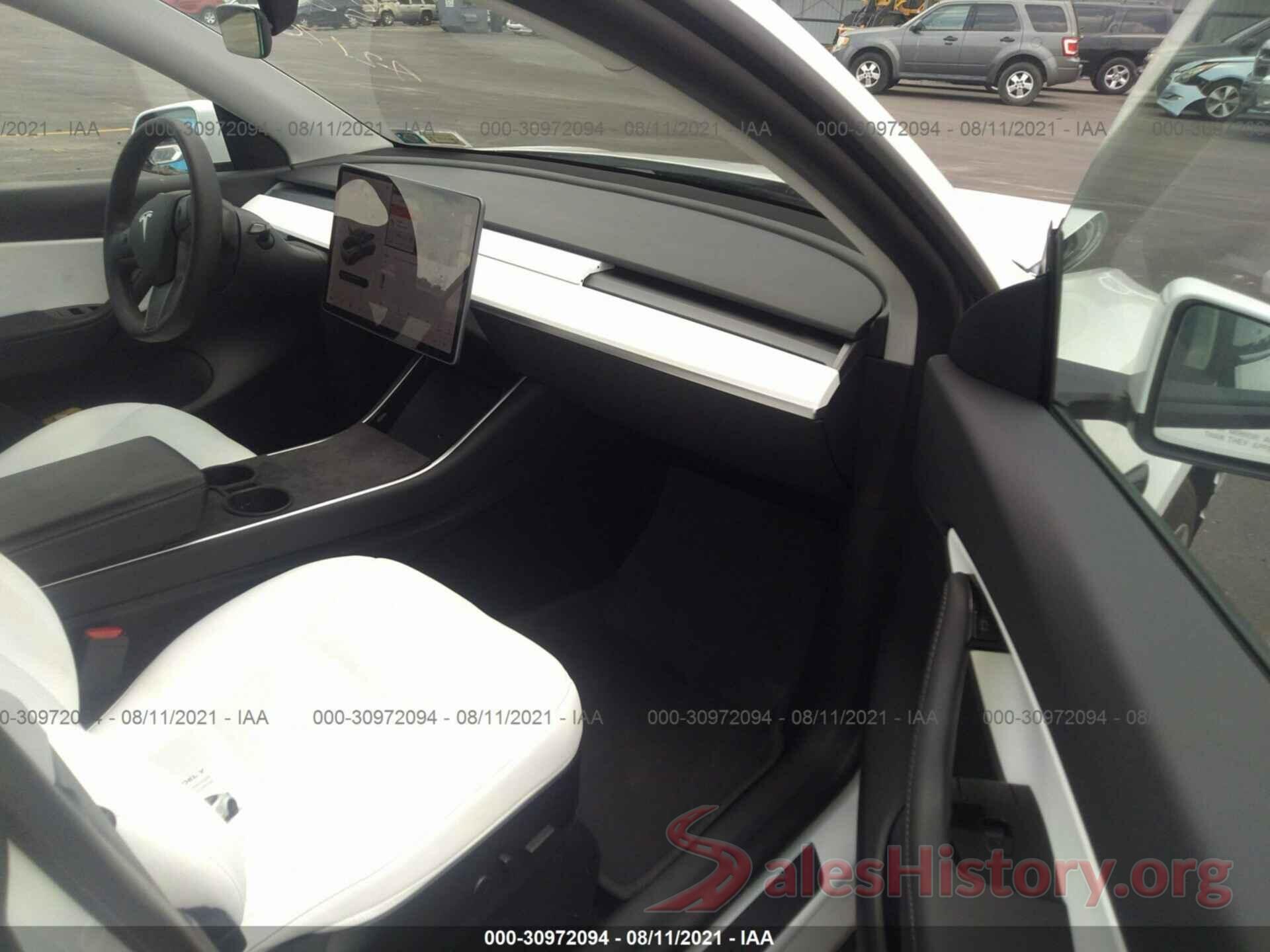 5YJYGDEE7MF083086 2021 TESLA MODEL Y