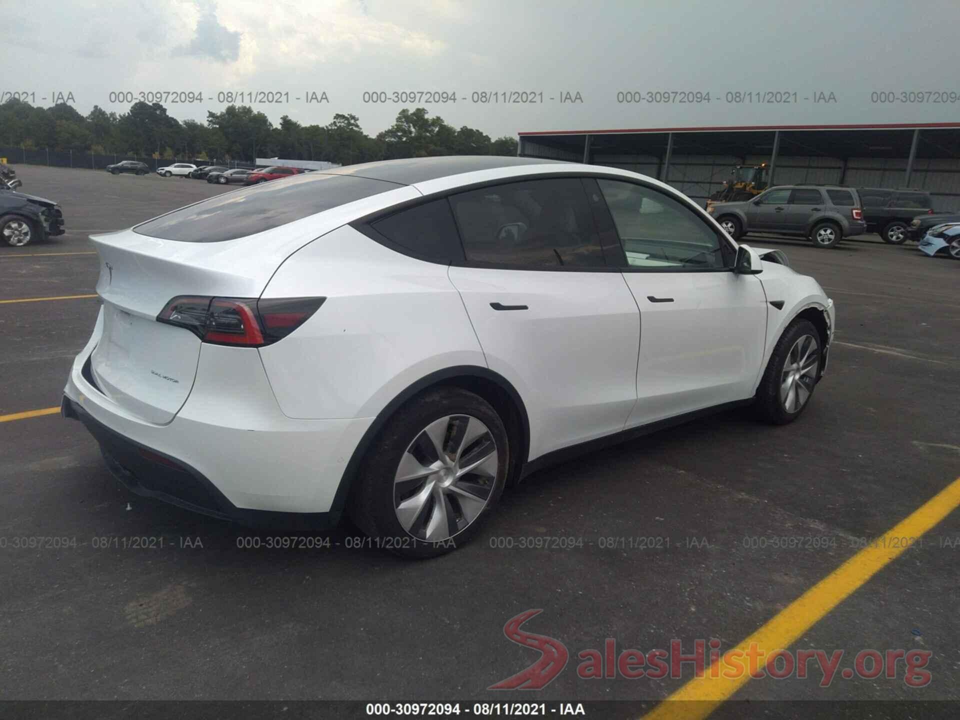 5YJYGDEE7MF083086 2021 TESLA MODEL Y