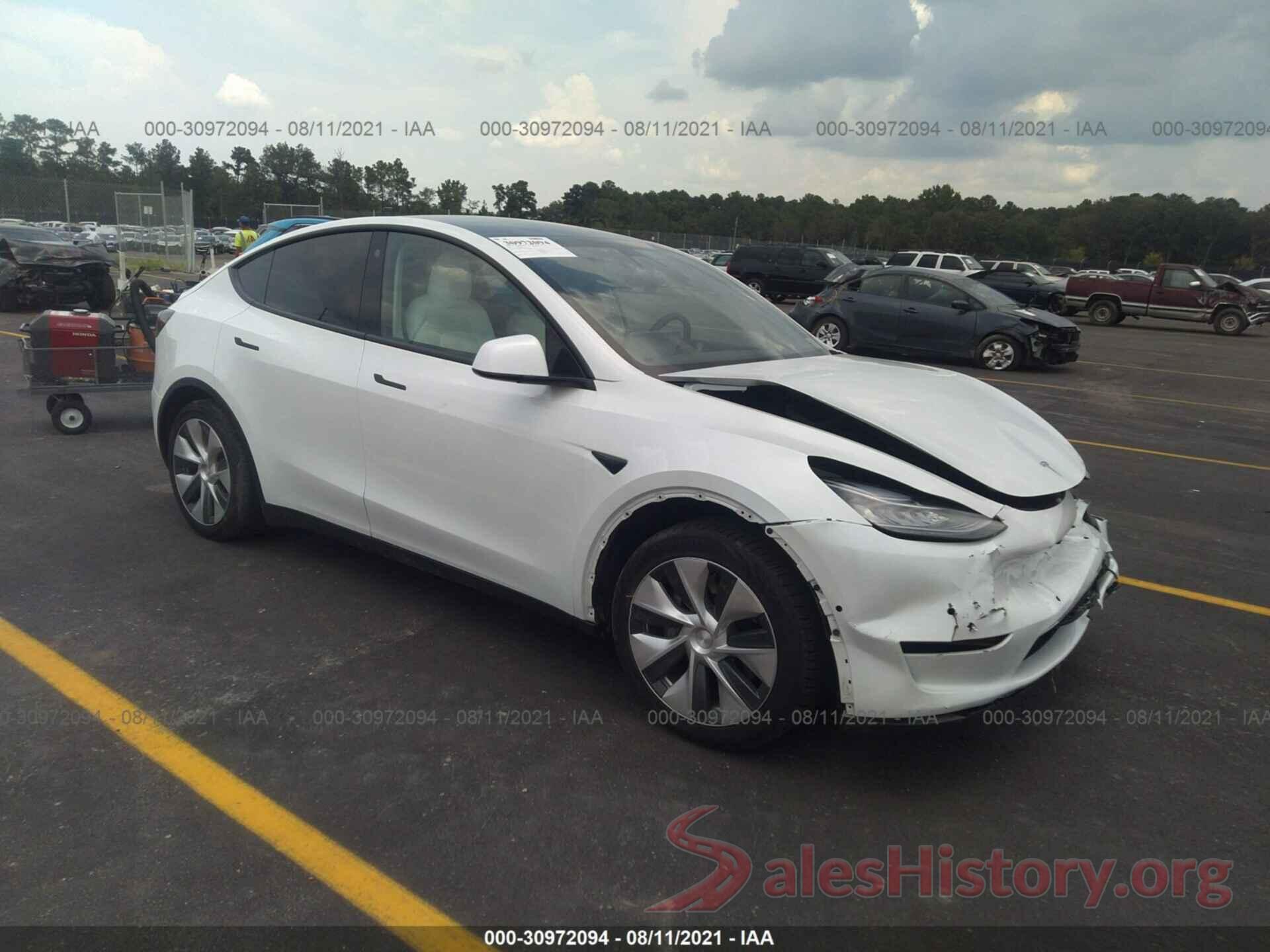 5YJYGDEE7MF083086 2021 TESLA MODEL Y