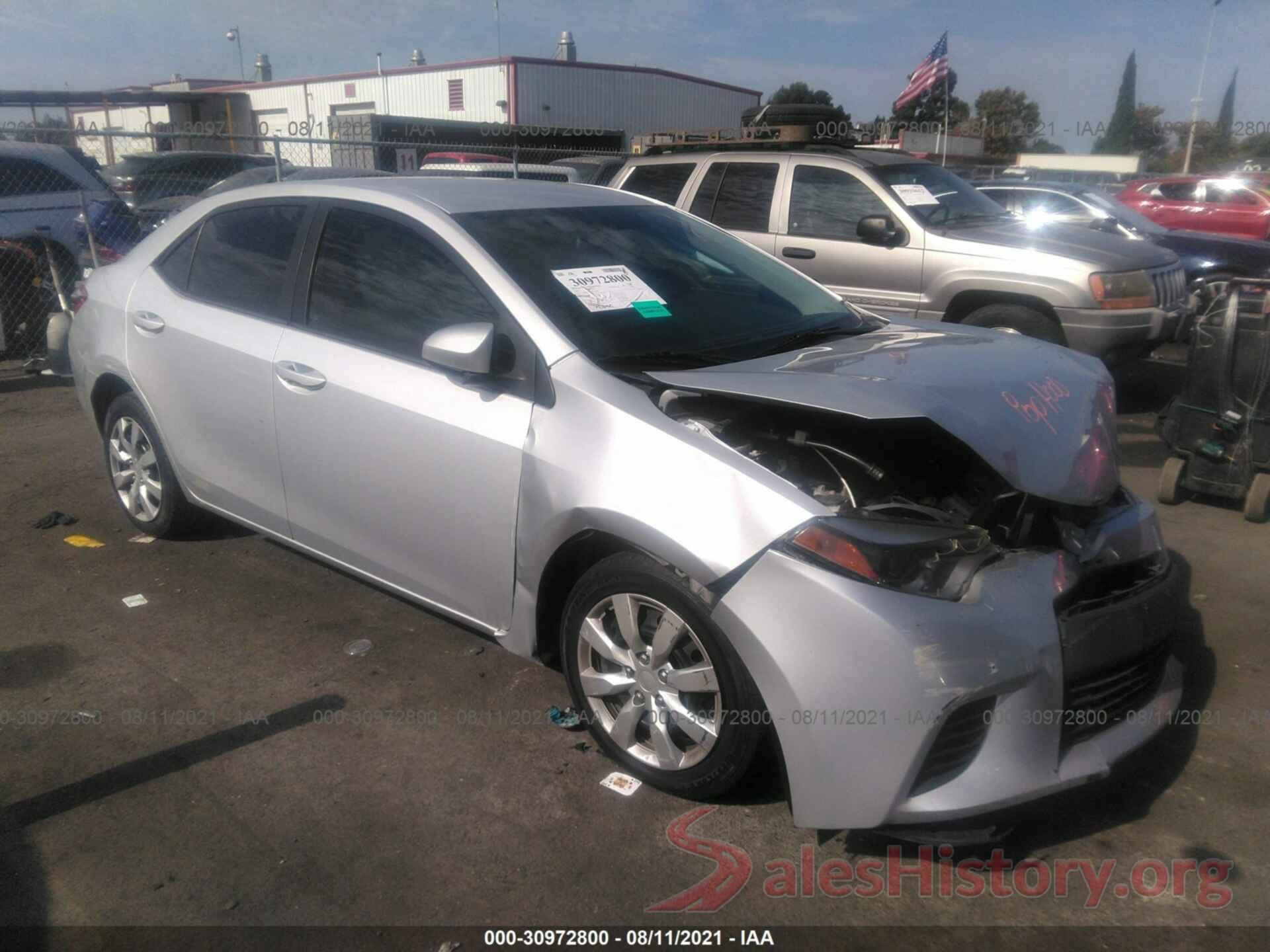 5YFBURHE5GP435372 2016 TOYOTA COROLLA