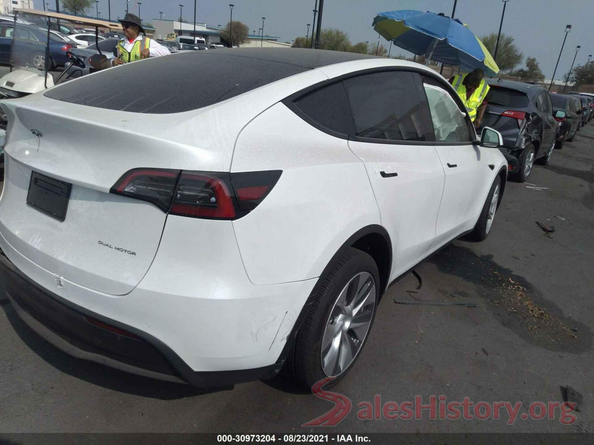 5YJYGDEEXMF145354 2021 TESLA MODEL Y