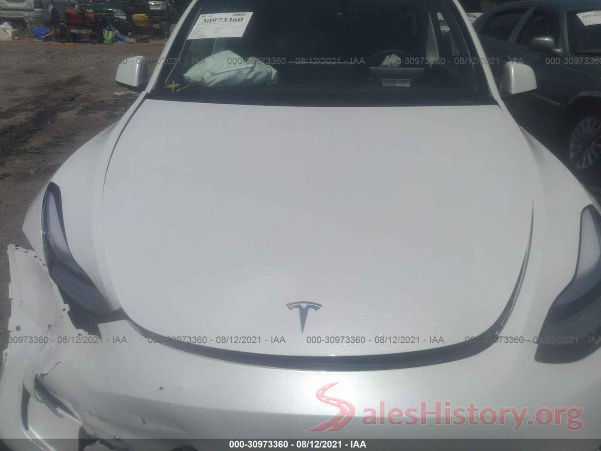 5YJYGDEE5MF184580 2021 TESLA MODEL Y