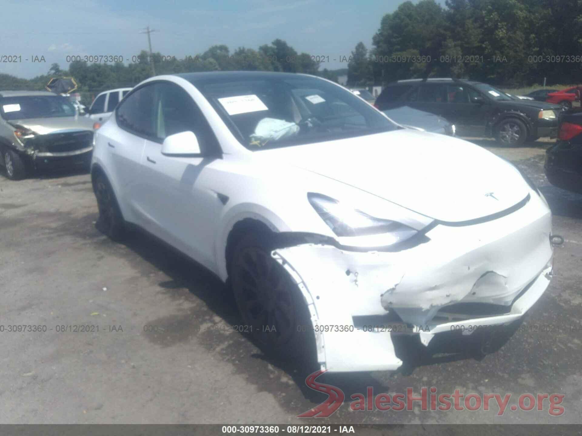 5YJYGDEE5MF184580 2021 TESLA MODEL Y