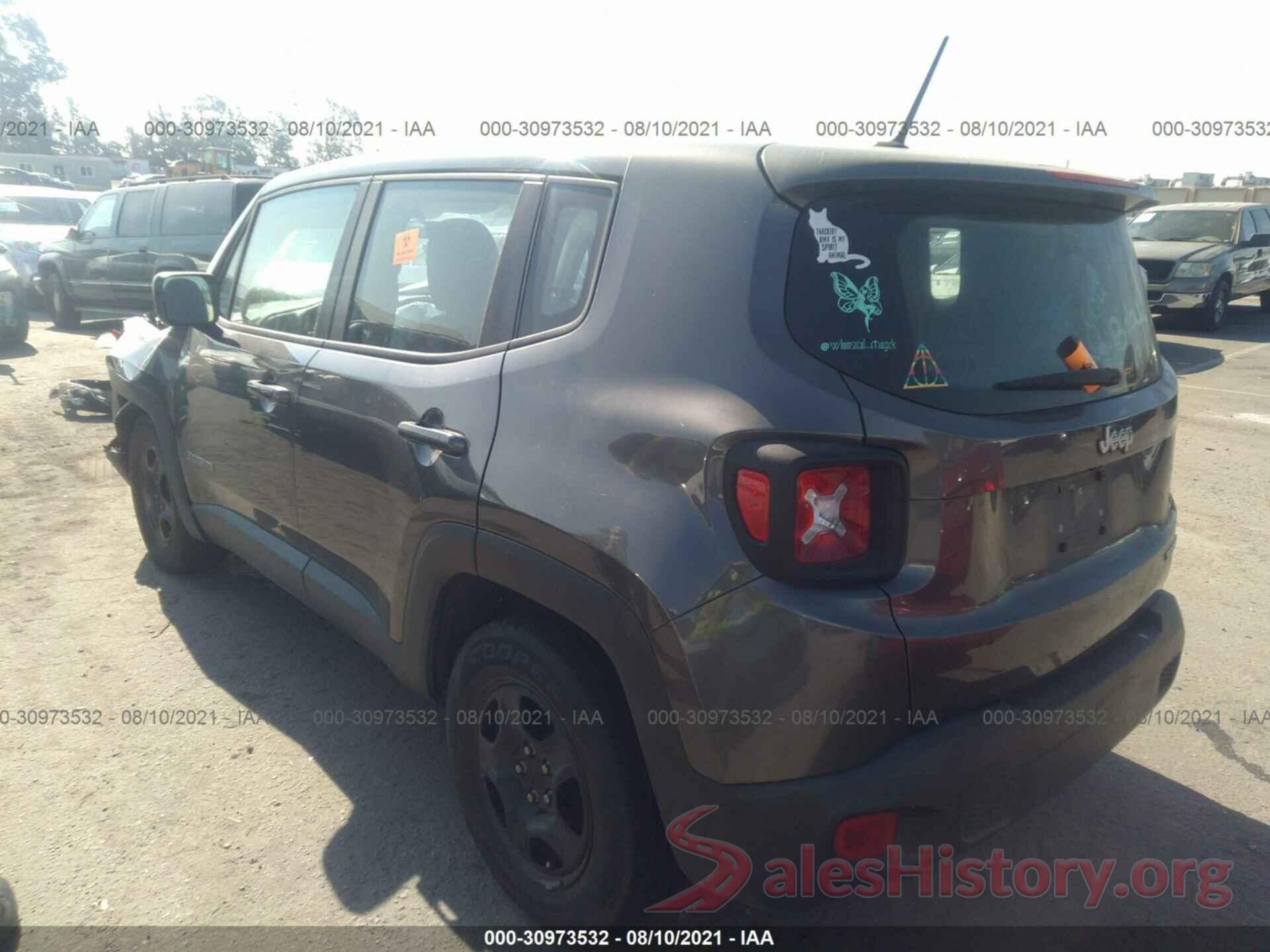 ZACCJAAT0GPE33427 2016 JEEP RENEGADE