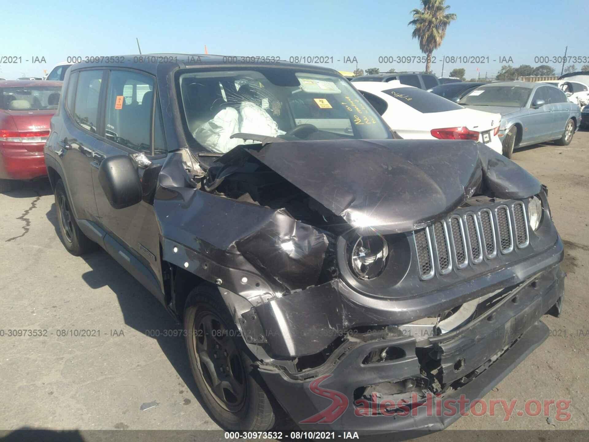 ZACCJAAT0GPE33427 2016 JEEP RENEGADE