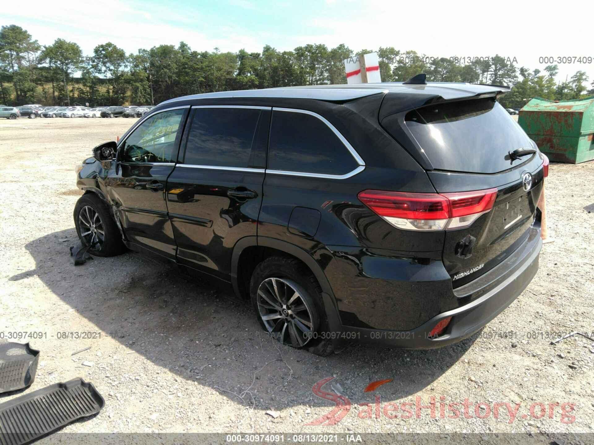 5TDJZRFH7HS461328 2017 TOYOTA HIGHLANDER