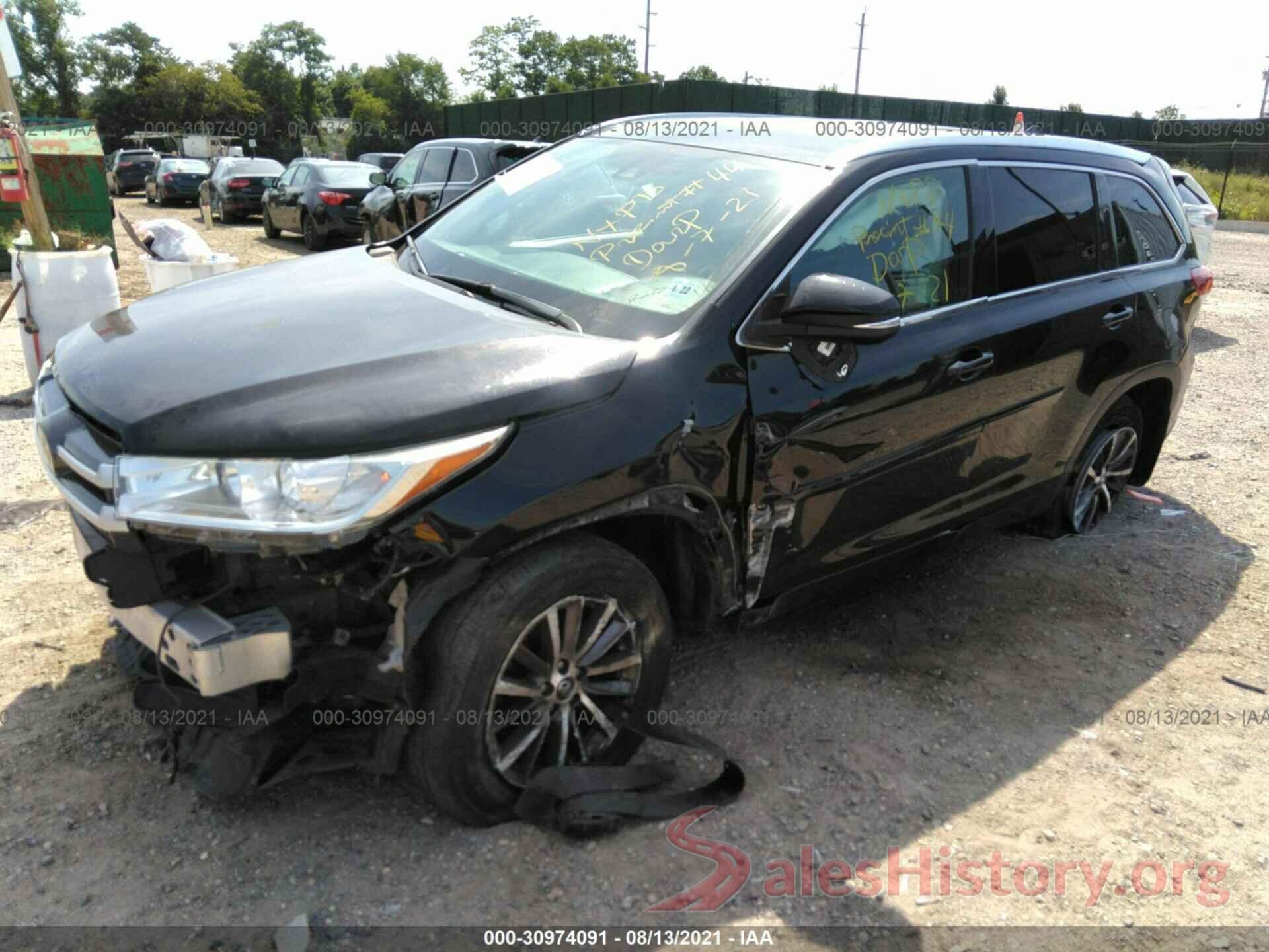 5TDJZRFH7HS461328 2017 TOYOTA HIGHLANDER