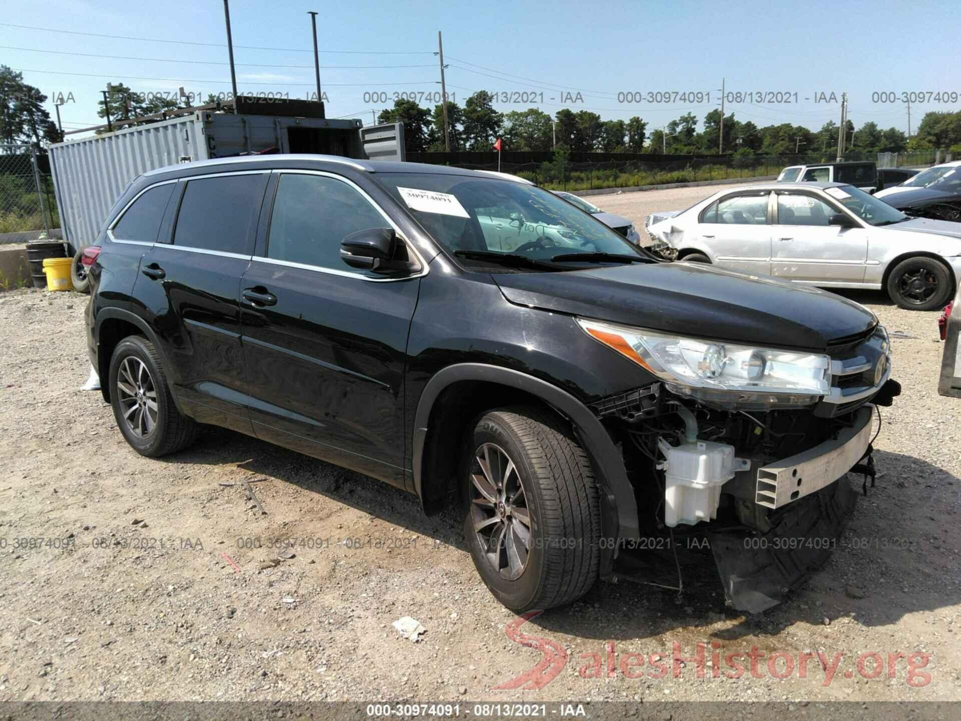 5TDJZRFH7HS461328 2017 TOYOTA HIGHLANDER