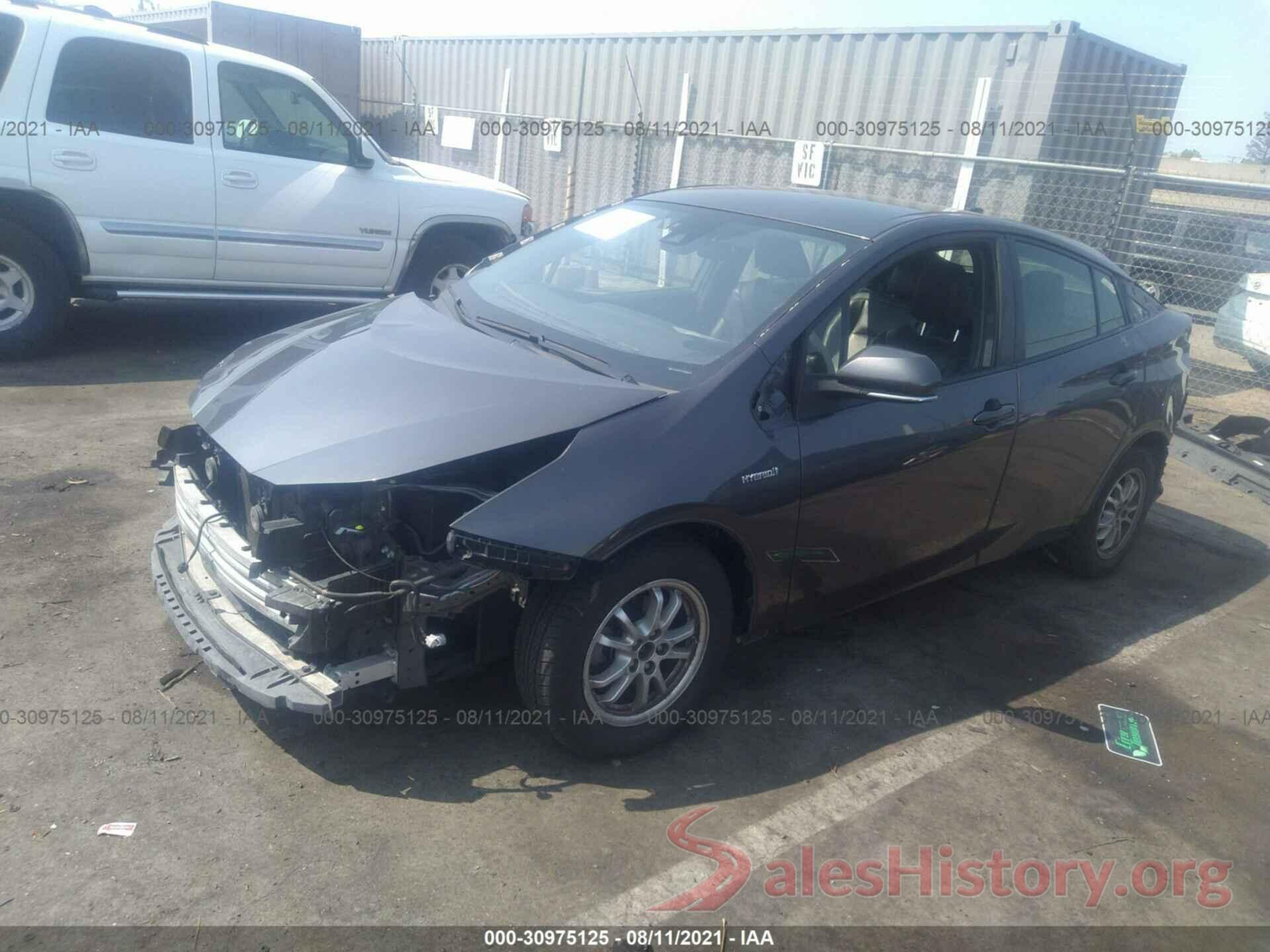 JTDKBRFU2J3603582 2018 TOYOTA PRIUS