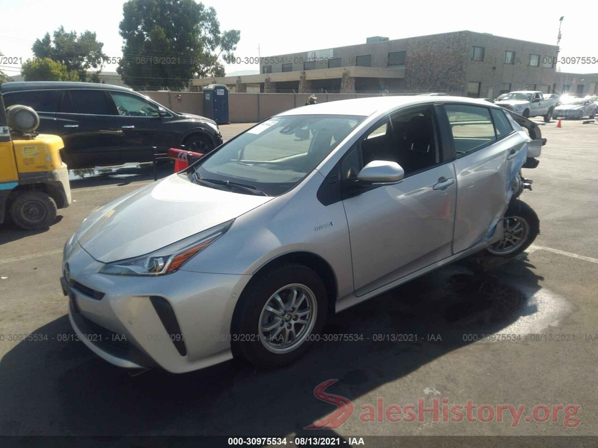 JTDKAMFU0M3132946 2021 TOYOTA PRIUS