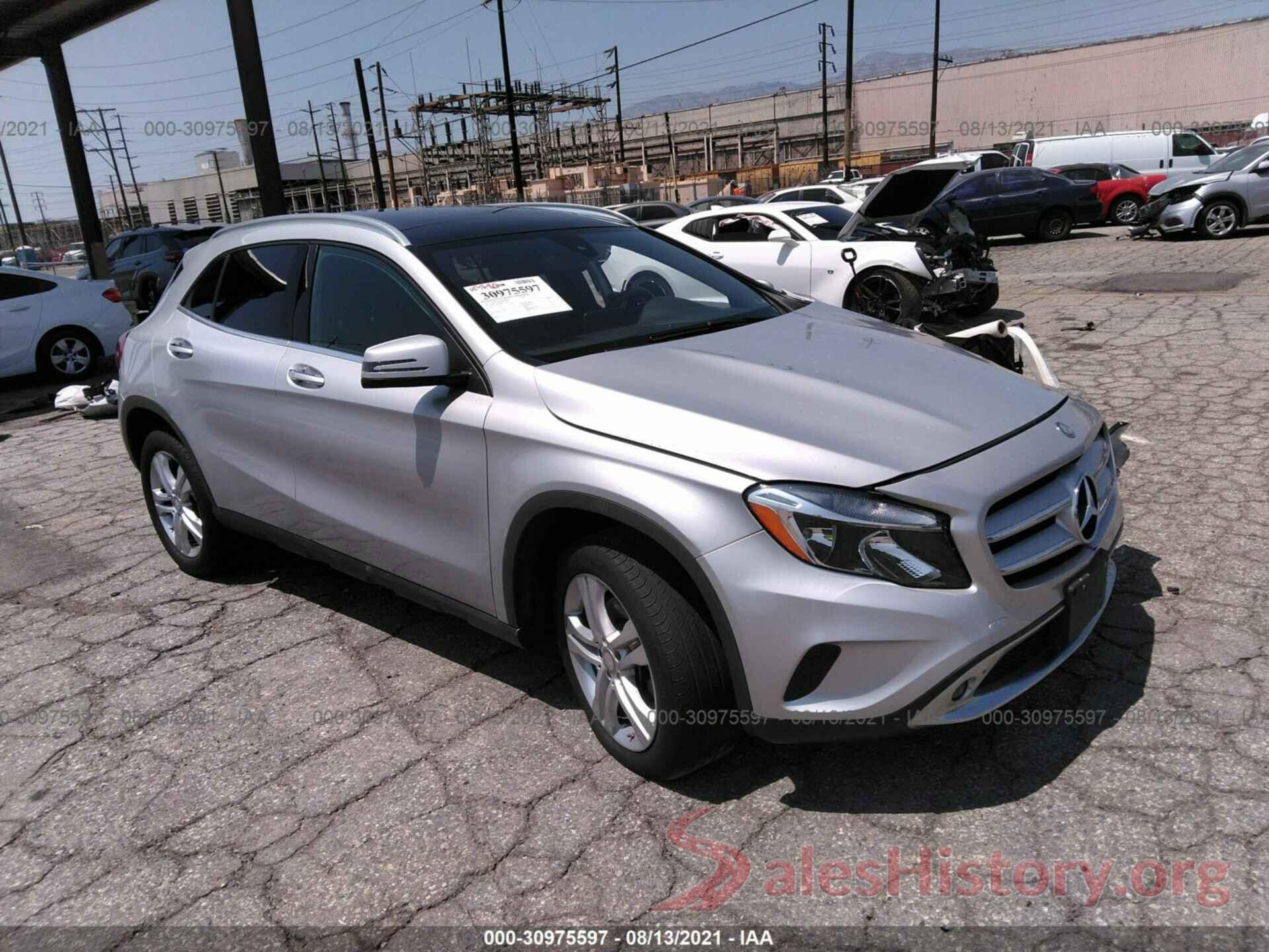 WDCTG4GBXHJ337198 2017 MERCEDES-BENZ GLA