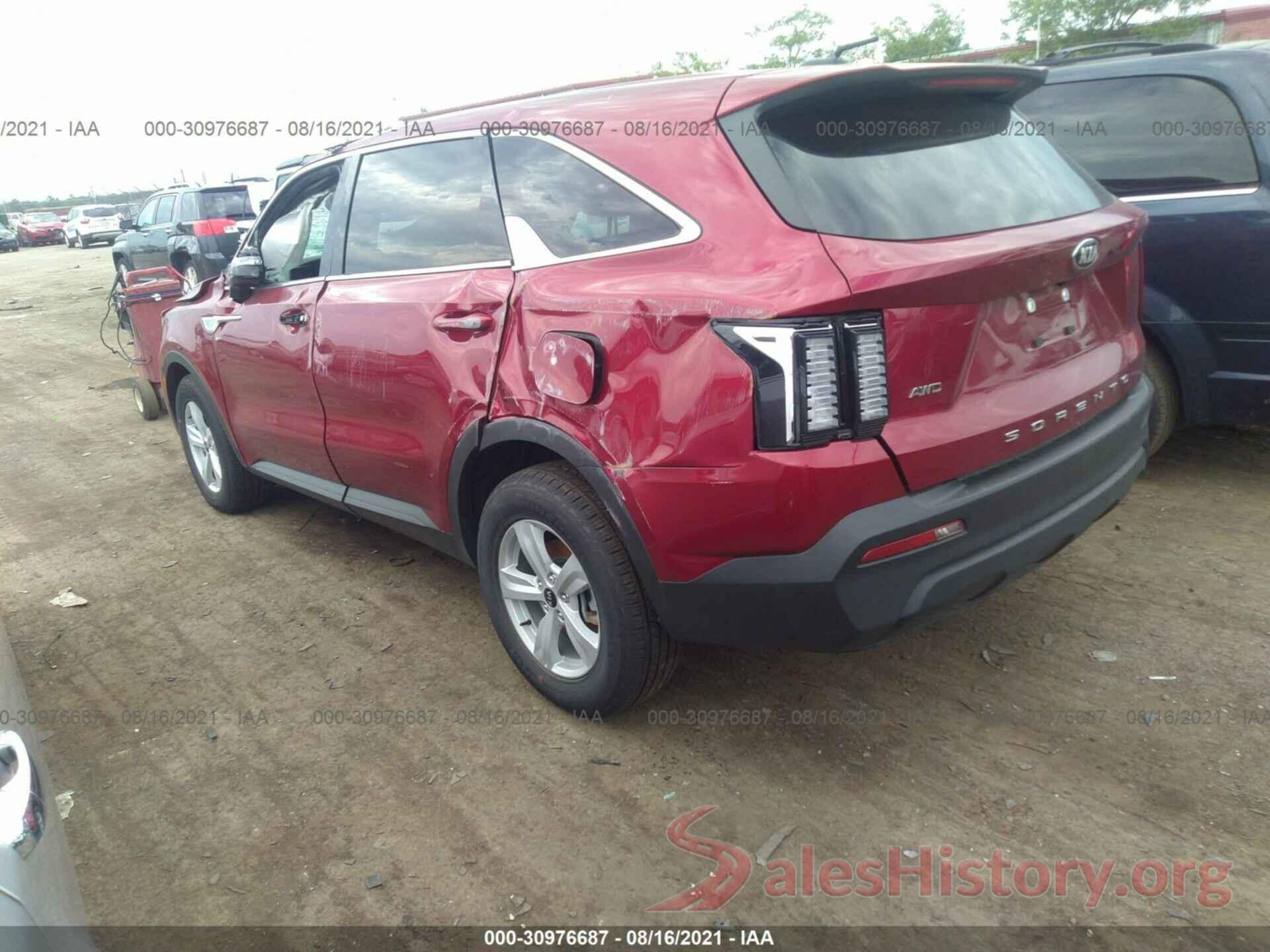 5XYRGDLC0MG018885 2021 KIA SORENTO