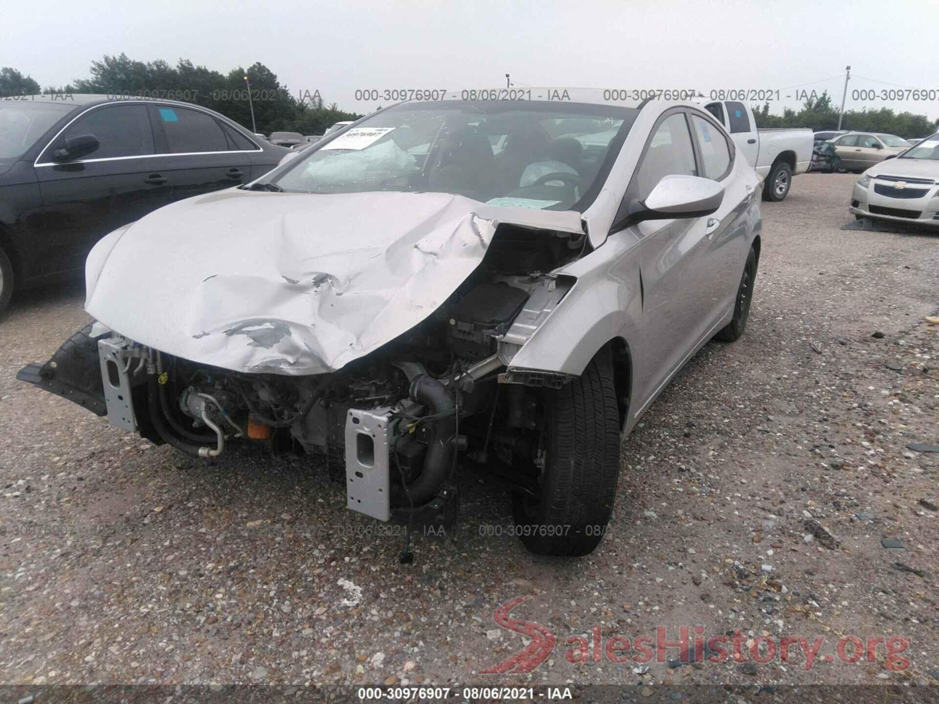 5NPDH4AE4GH793909 2016 HYUNDAI ELANTRA