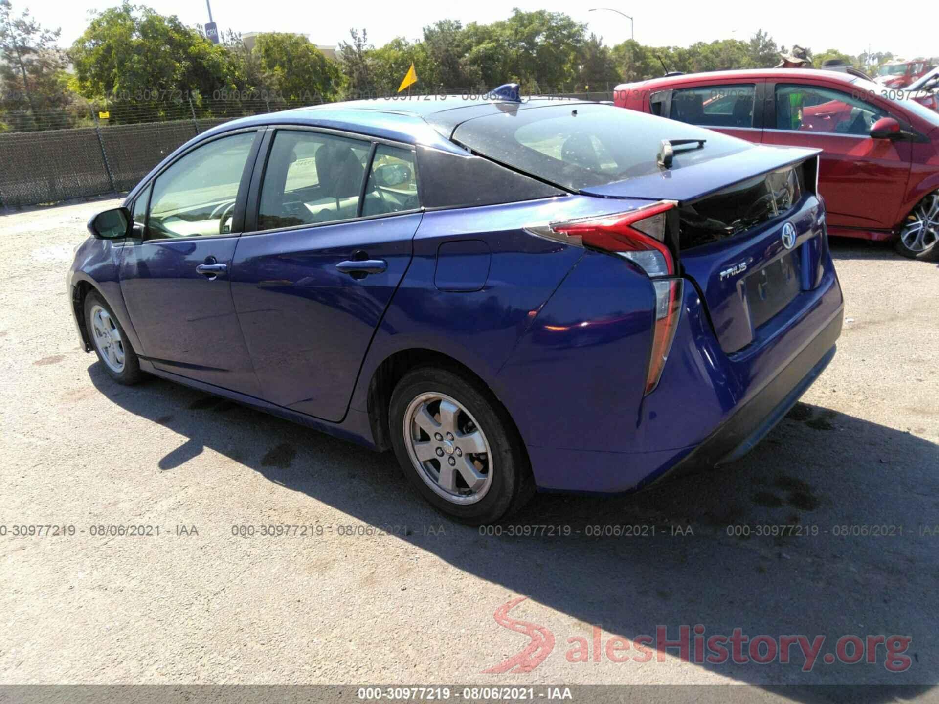 JTDKBRFU7G3530945 2016 TOYOTA PRIUS