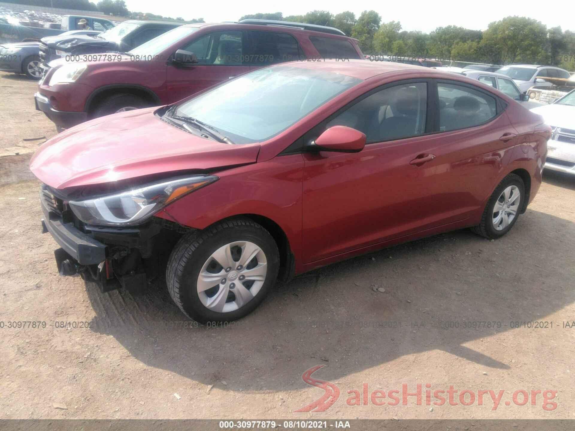 5NPDH4AE6GH694170 2016 HYUNDAI ELANTRA