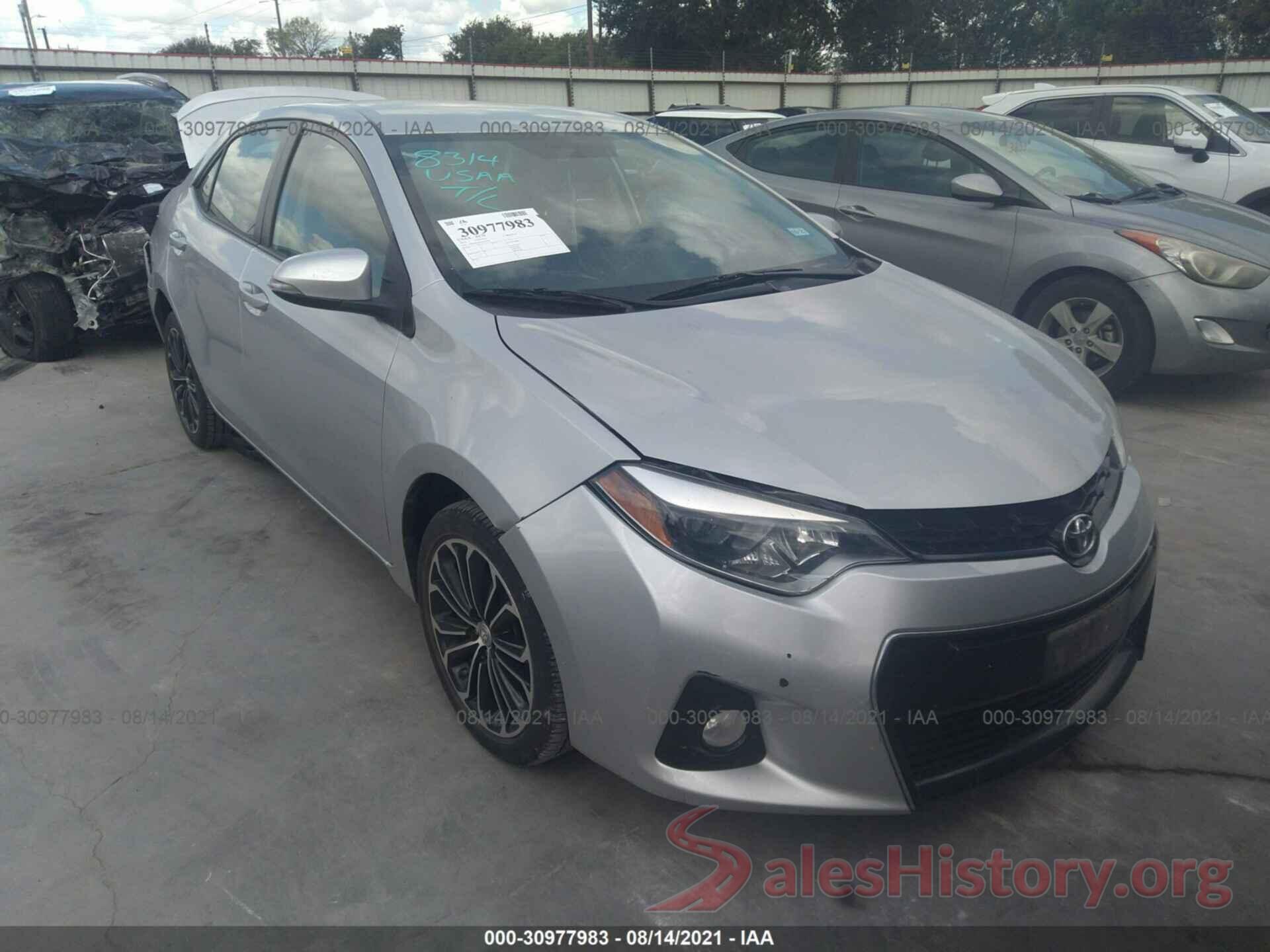 5YFBURHE4GP559729 2016 TOYOTA COROLLA