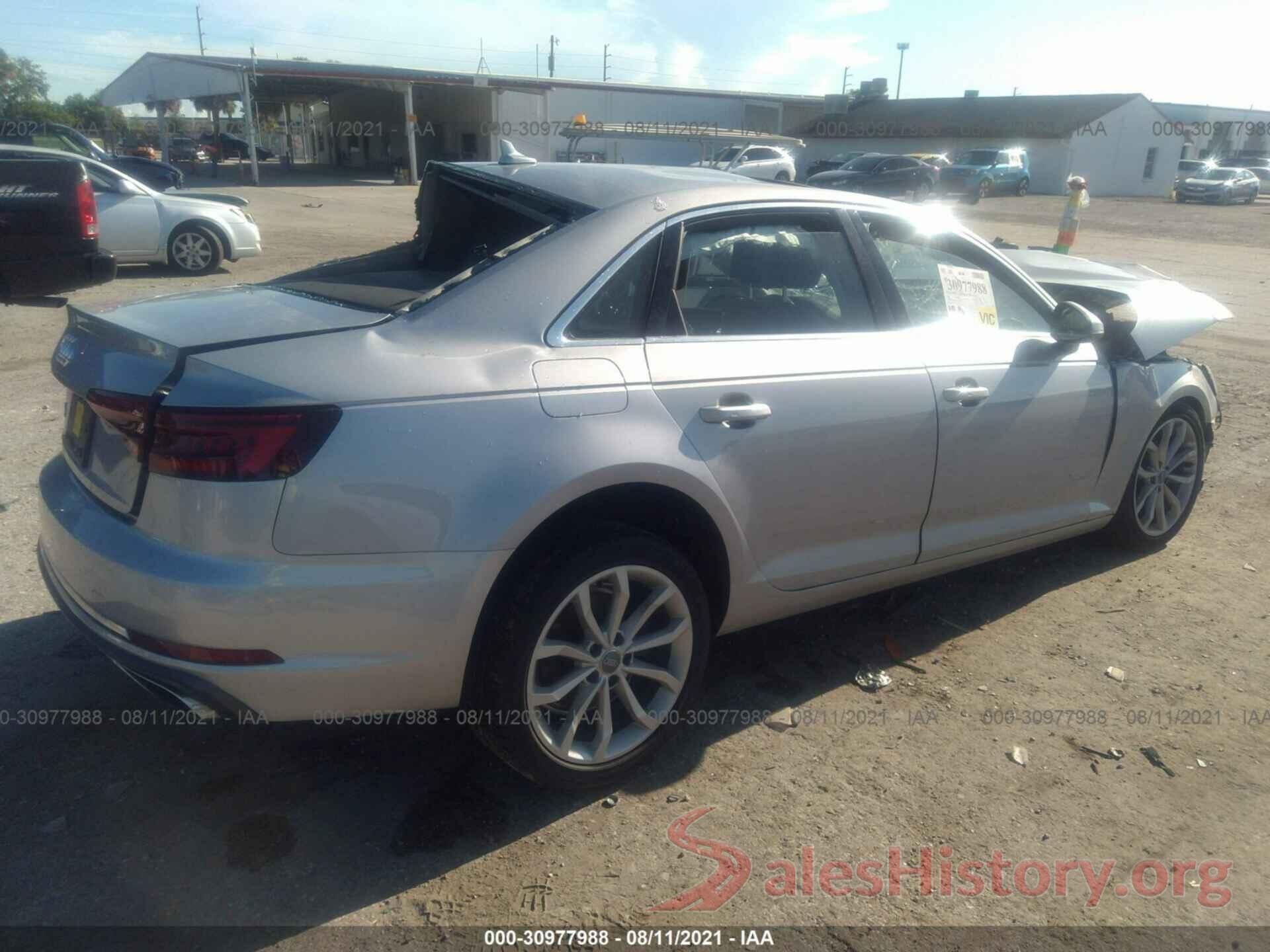 WAUGMAF48KA033275 2019 AUDI A4