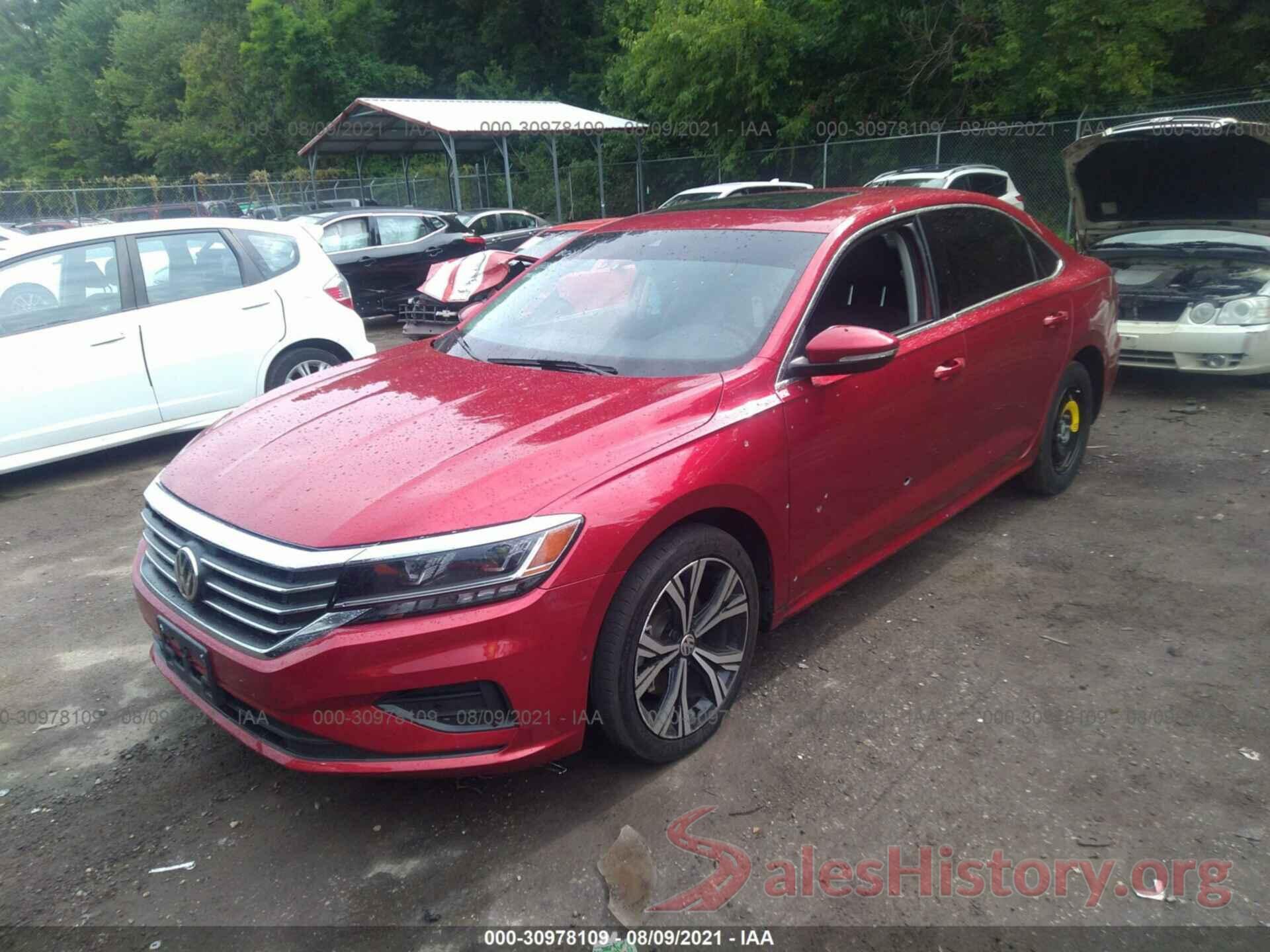 1VWCA7A32LC027518 2020 VOLKSWAGEN PASSAT