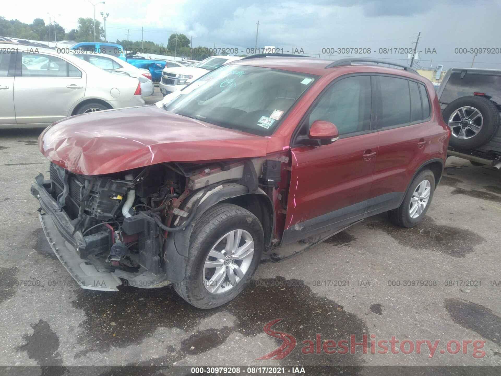 WVGAV7AX7GW055705 2016 VOLKSWAGEN TIGUAN