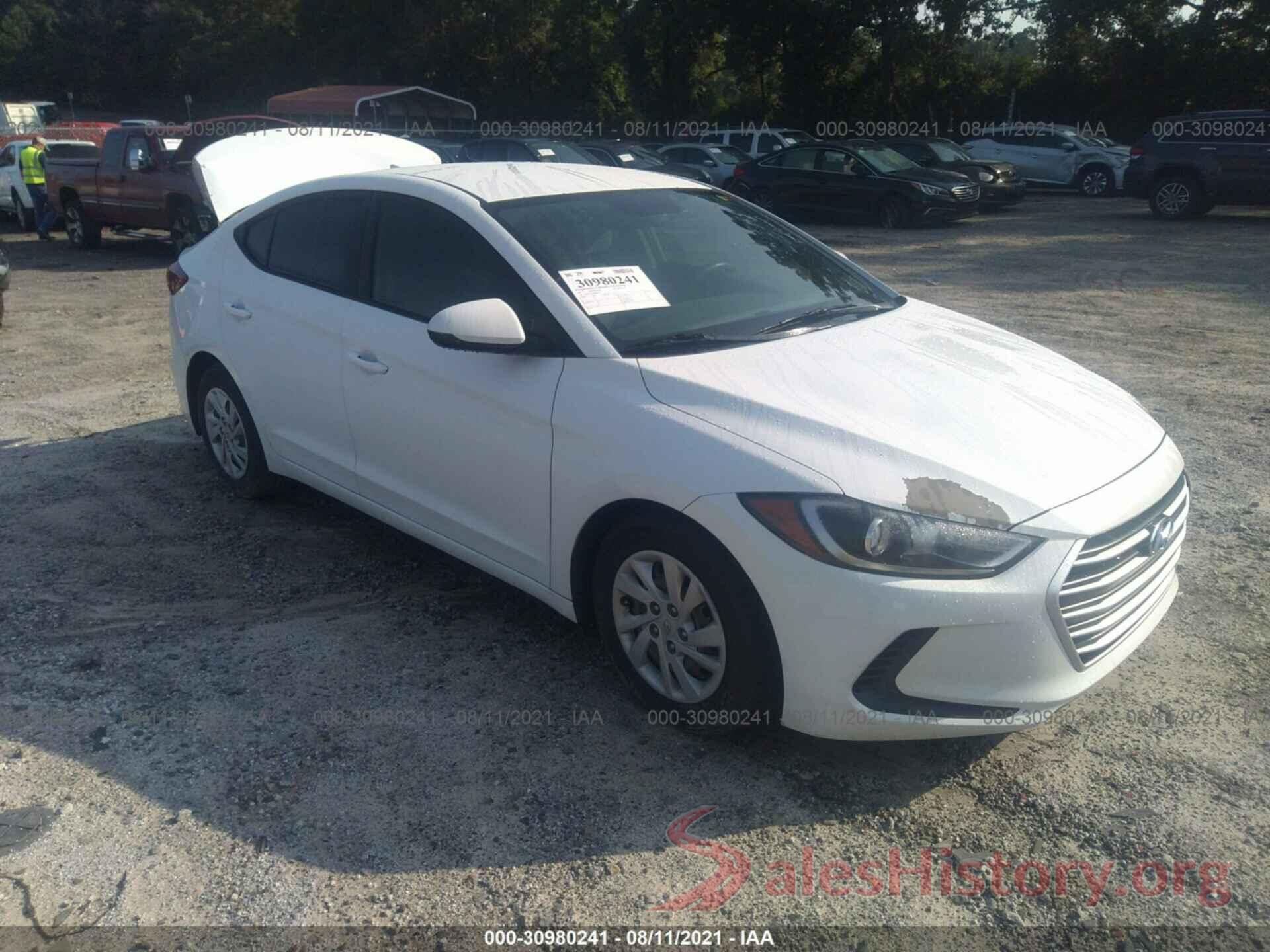 5NPD74LF2HH105187 2017 HYUNDAI ELANTRA