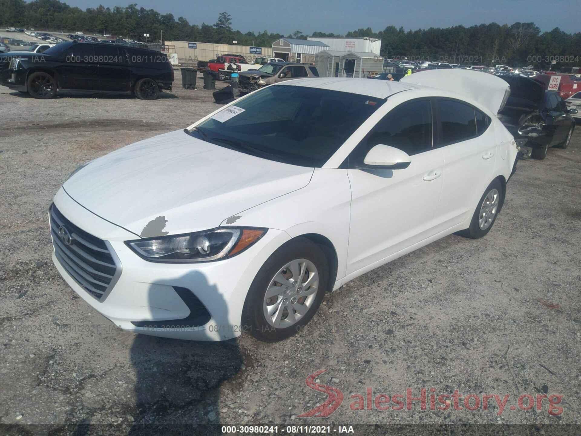 5NPD74LF2HH105187 2017 HYUNDAI ELANTRA