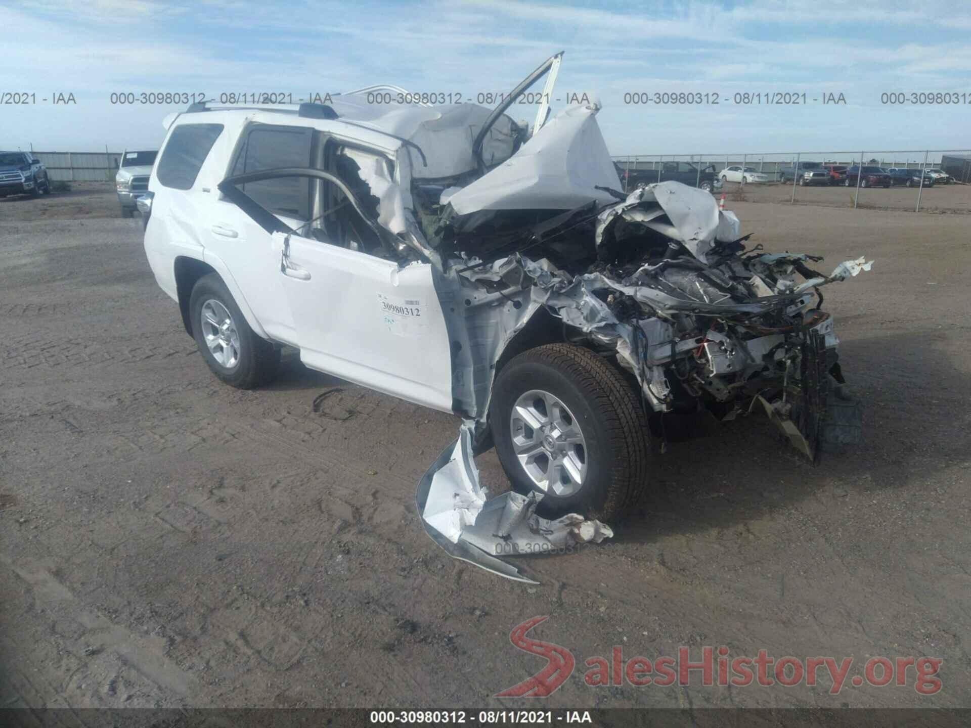 JTEMU5JRXM5896196 2021 TOYOTA 4RUNNER