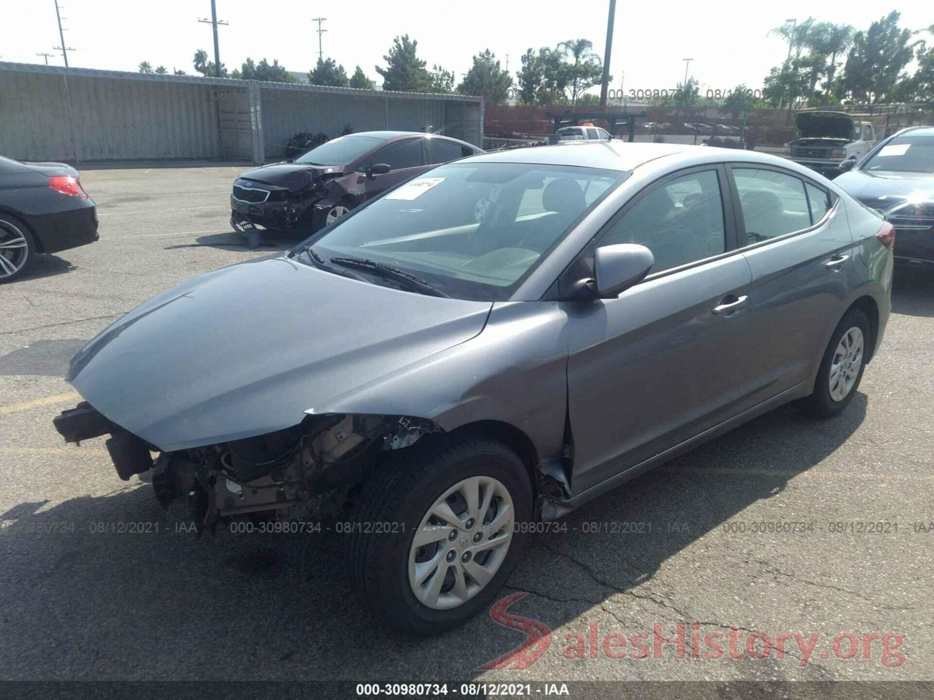 KMHD74LF2HU086450 2017 HYUNDAI ELANTRA