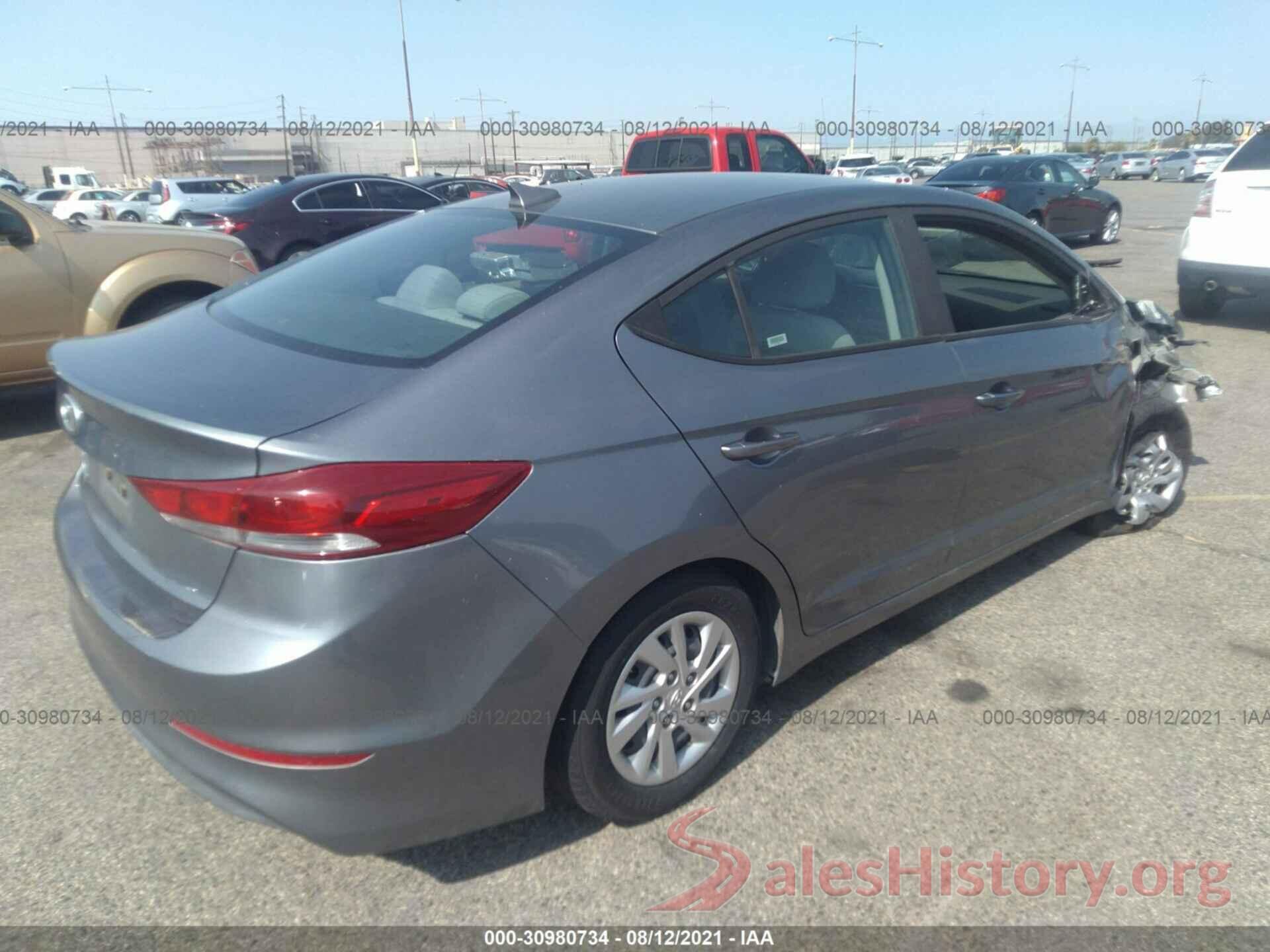 KMHD74LF2HU086450 2017 HYUNDAI ELANTRA