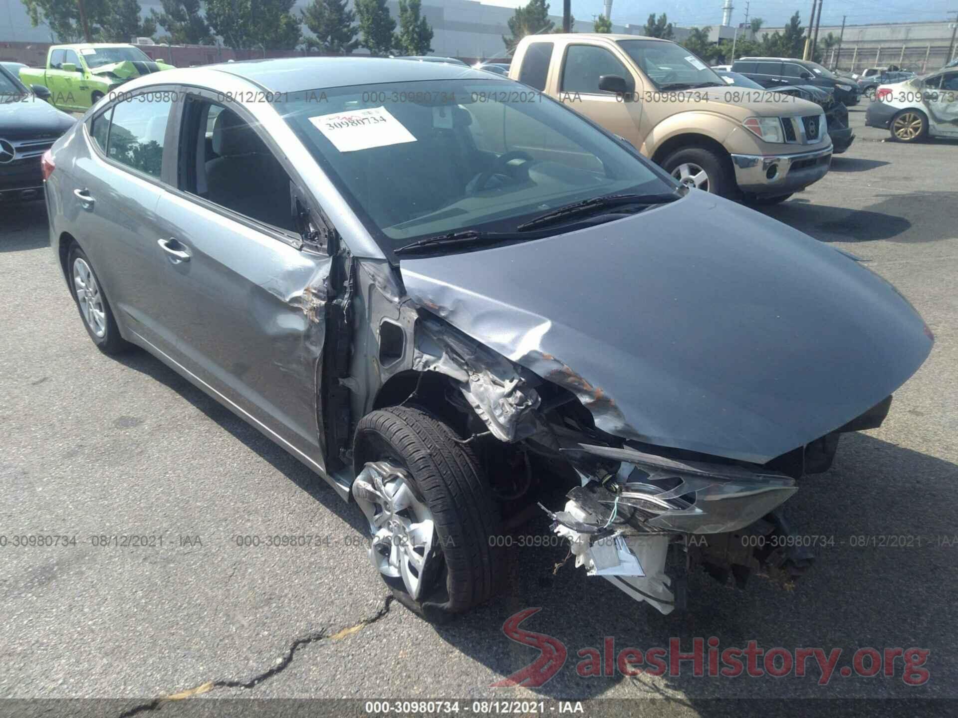 KMHD74LF2HU086450 2017 HYUNDAI ELANTRA