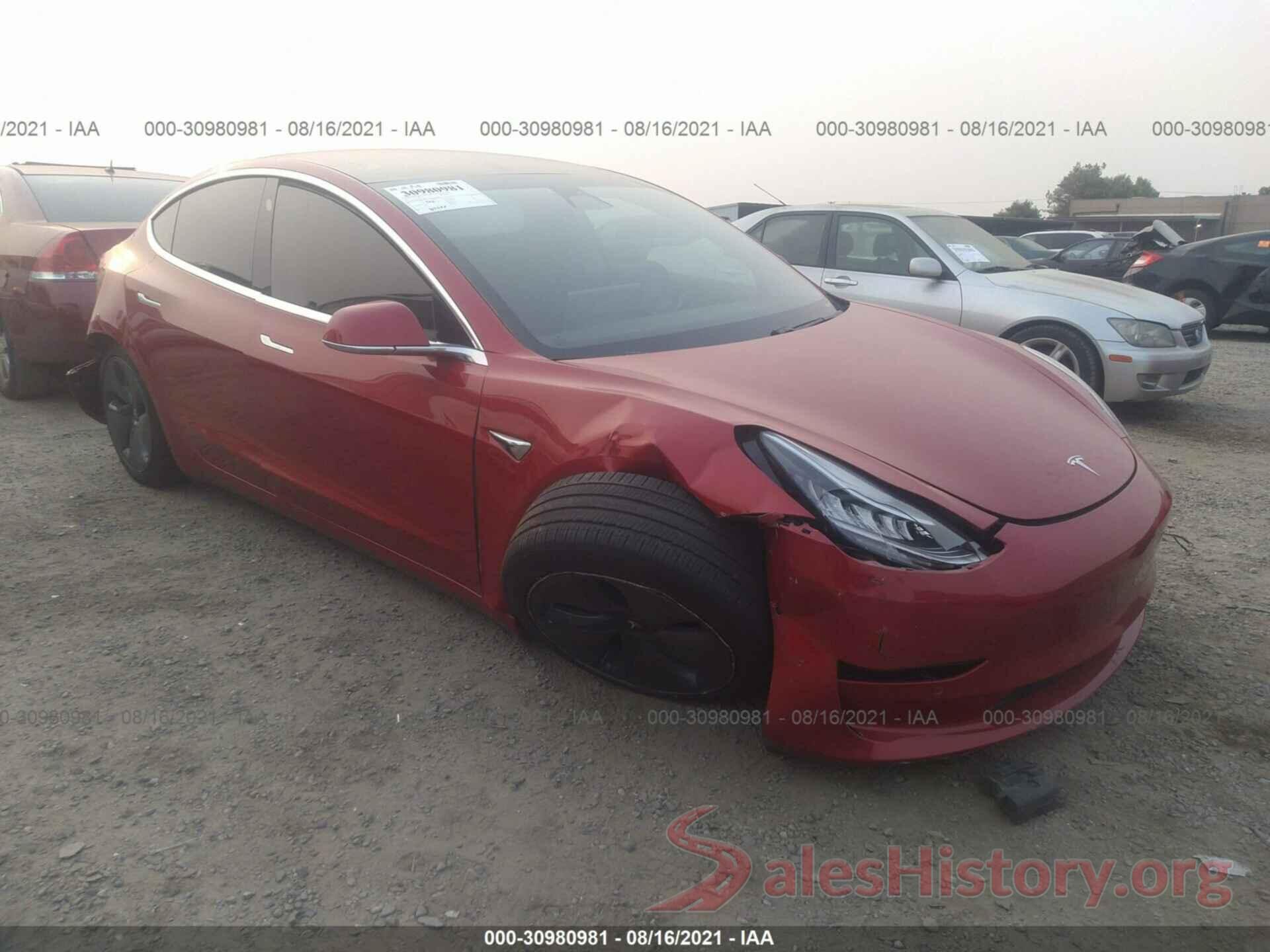 5YJ3E1EA6LF705235 2020 TESLA MODEL 3