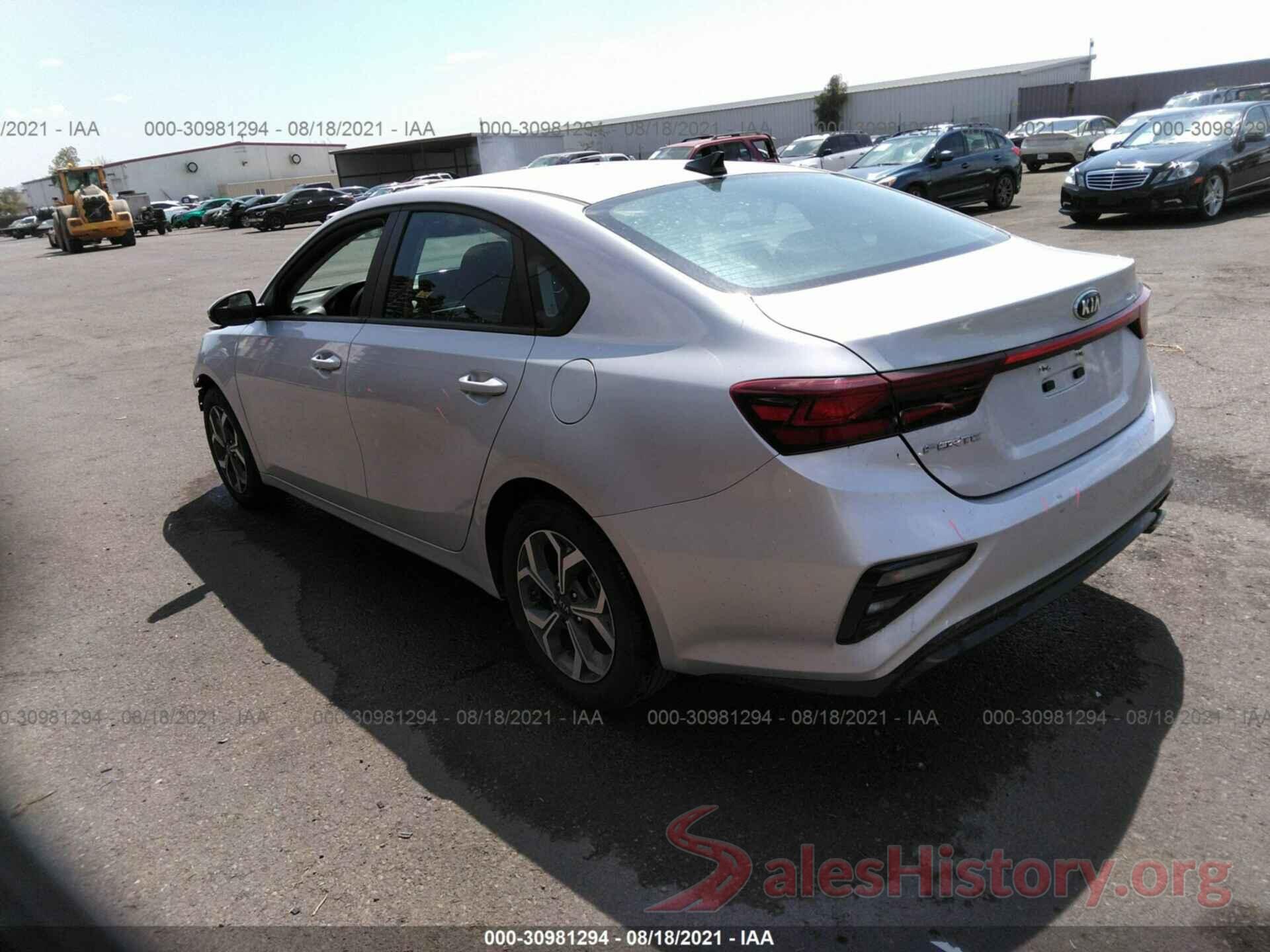 3KPF24AD1LE144472 2020 KIA FORTE