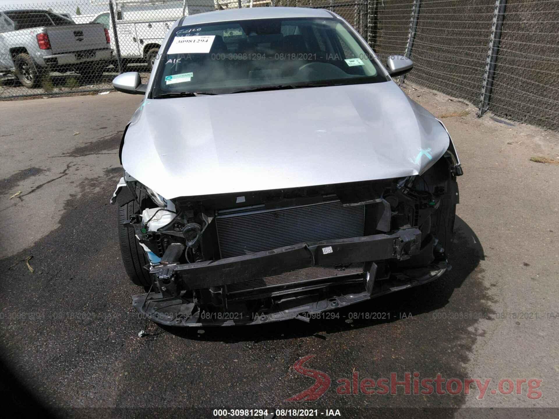 3KPF24AD1LE144472 2020 KIA FORTE