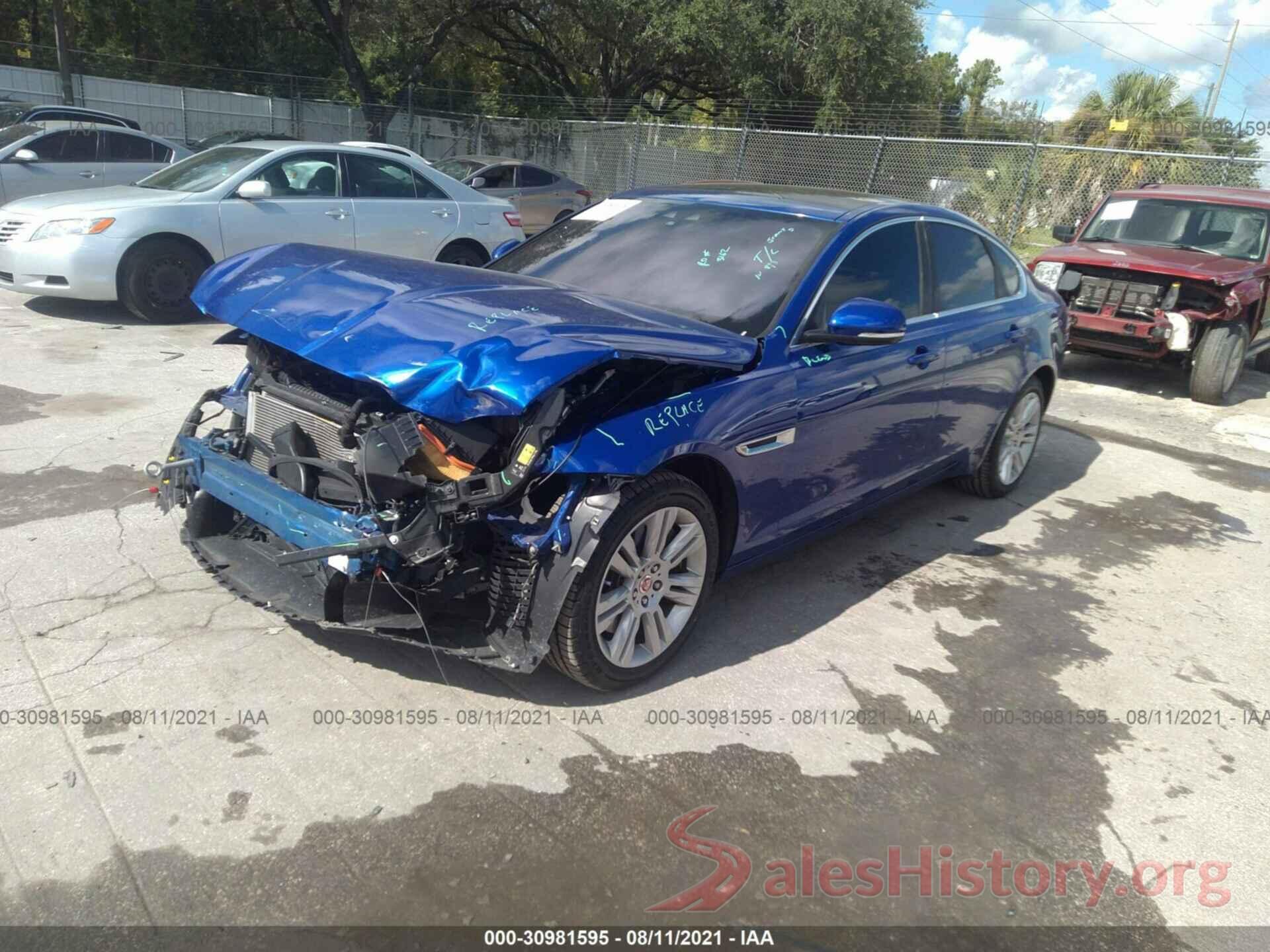 SAJBD4BV5HCY37612 2017 JAGUAR XF