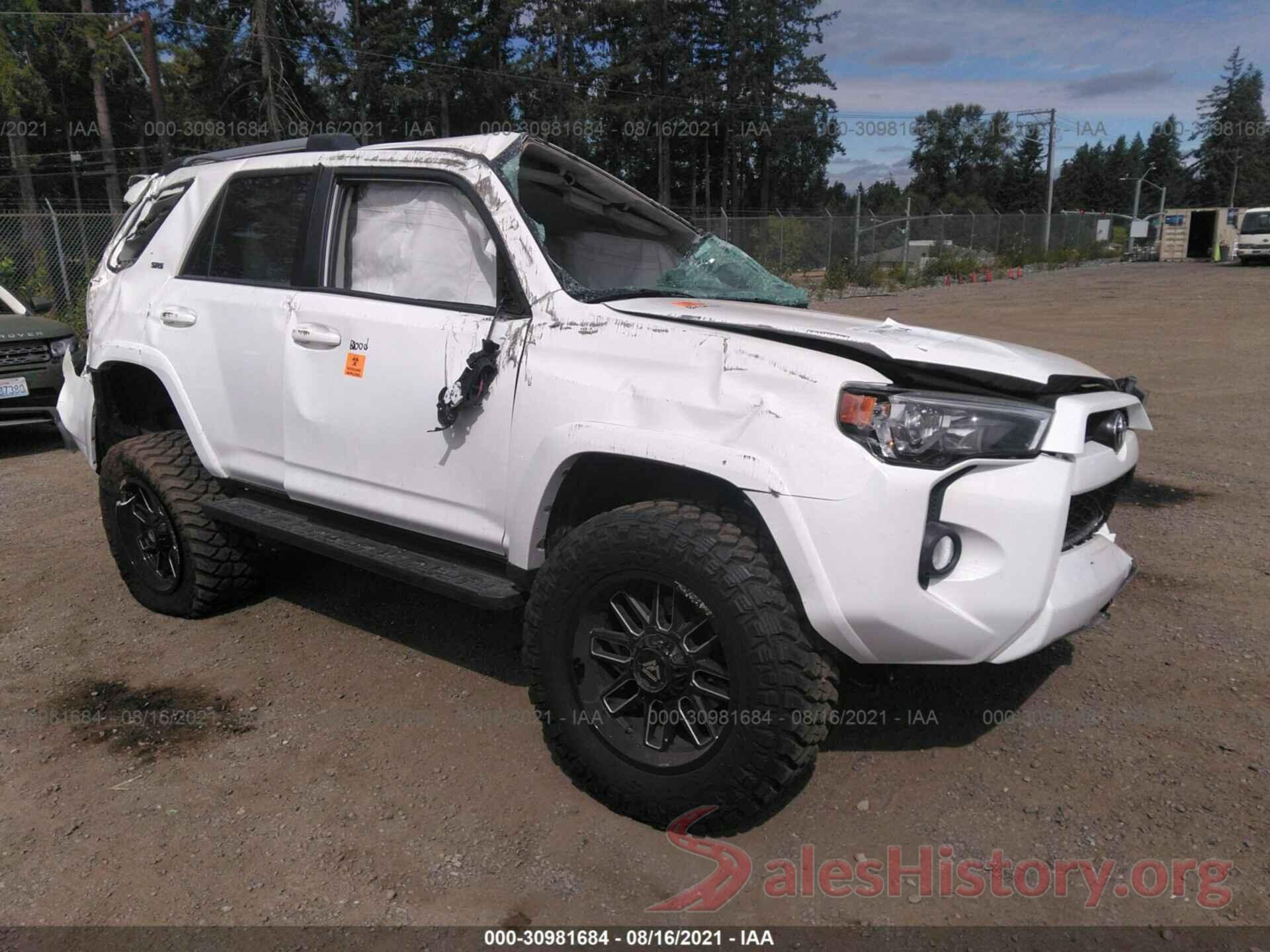 JTEBU5JR3K5670456 2019 TOYOTA 4RUNNER