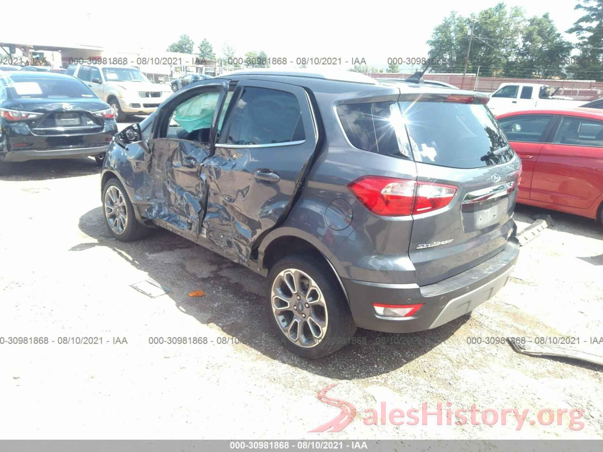 MAJ3S2KE0KC253483 2019 FORD ECOSPORT