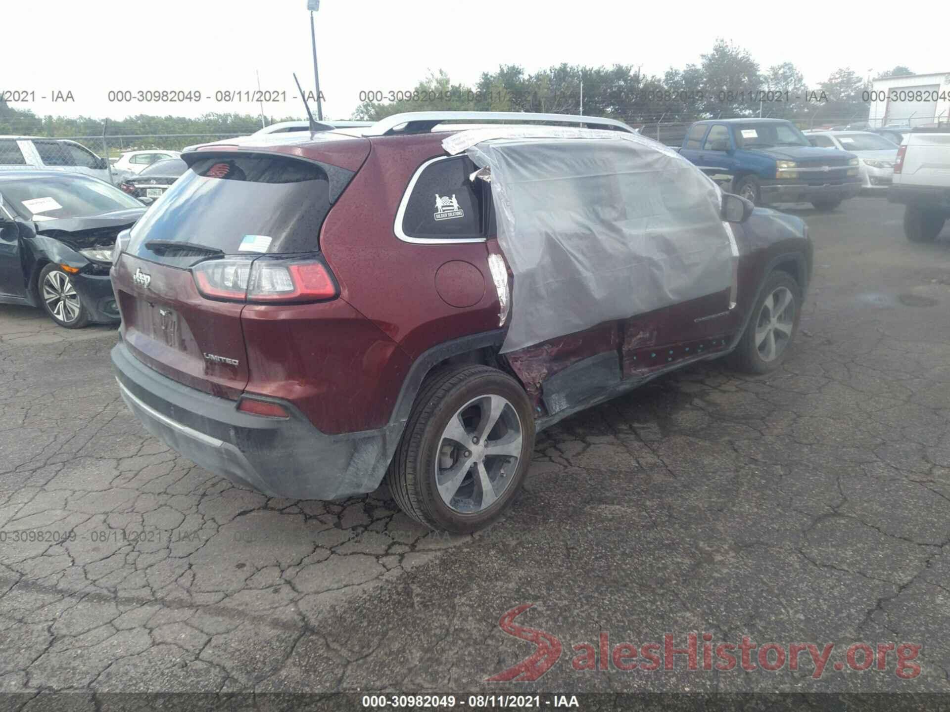 1C4PJLDB1KD427708 2019 JEEP CHEROKEE