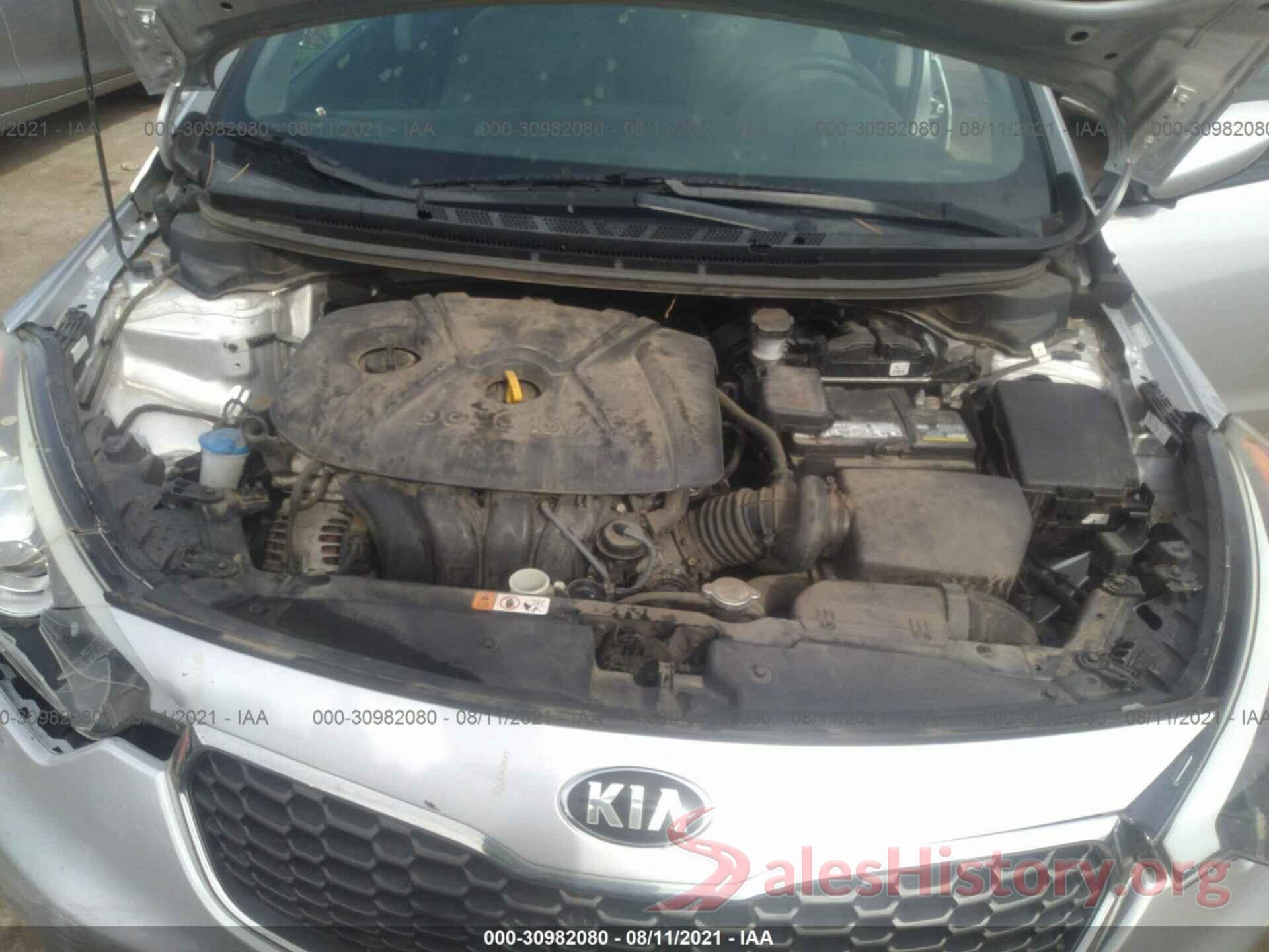 KNAFK4A61G5487220 2016 KIA FORTE