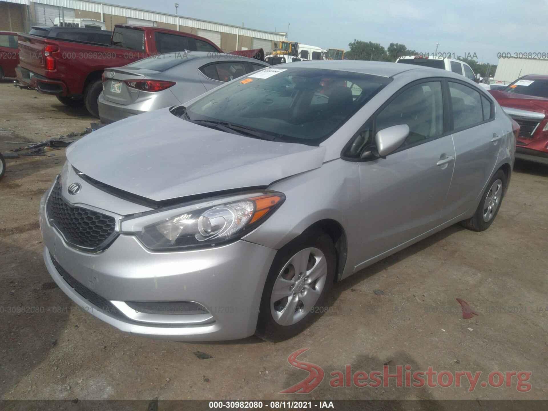 KNAFK4A61G5487220 2016 KIA FORTE