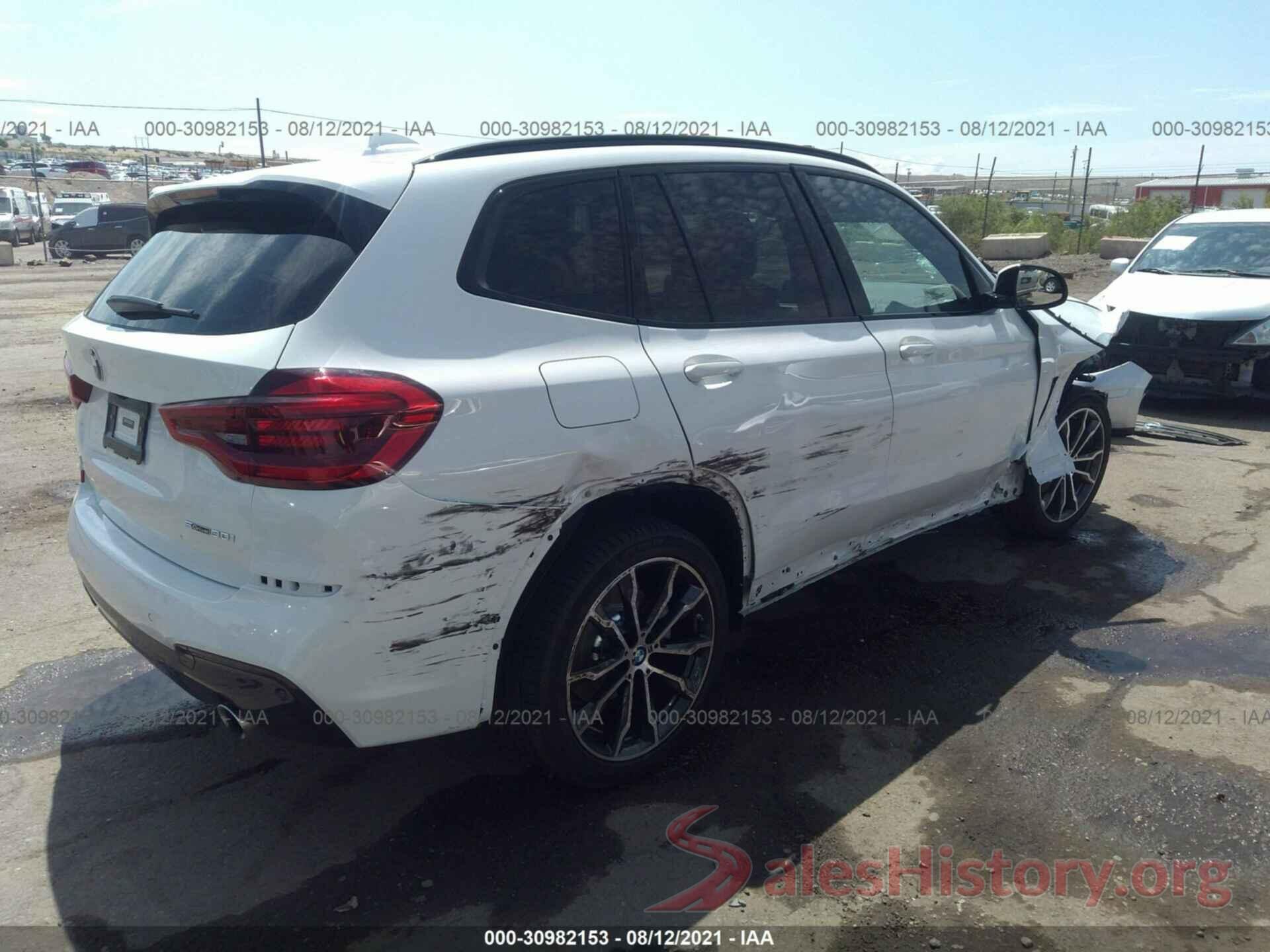 5UXTY3C07M9G28496 2021 BMW X3