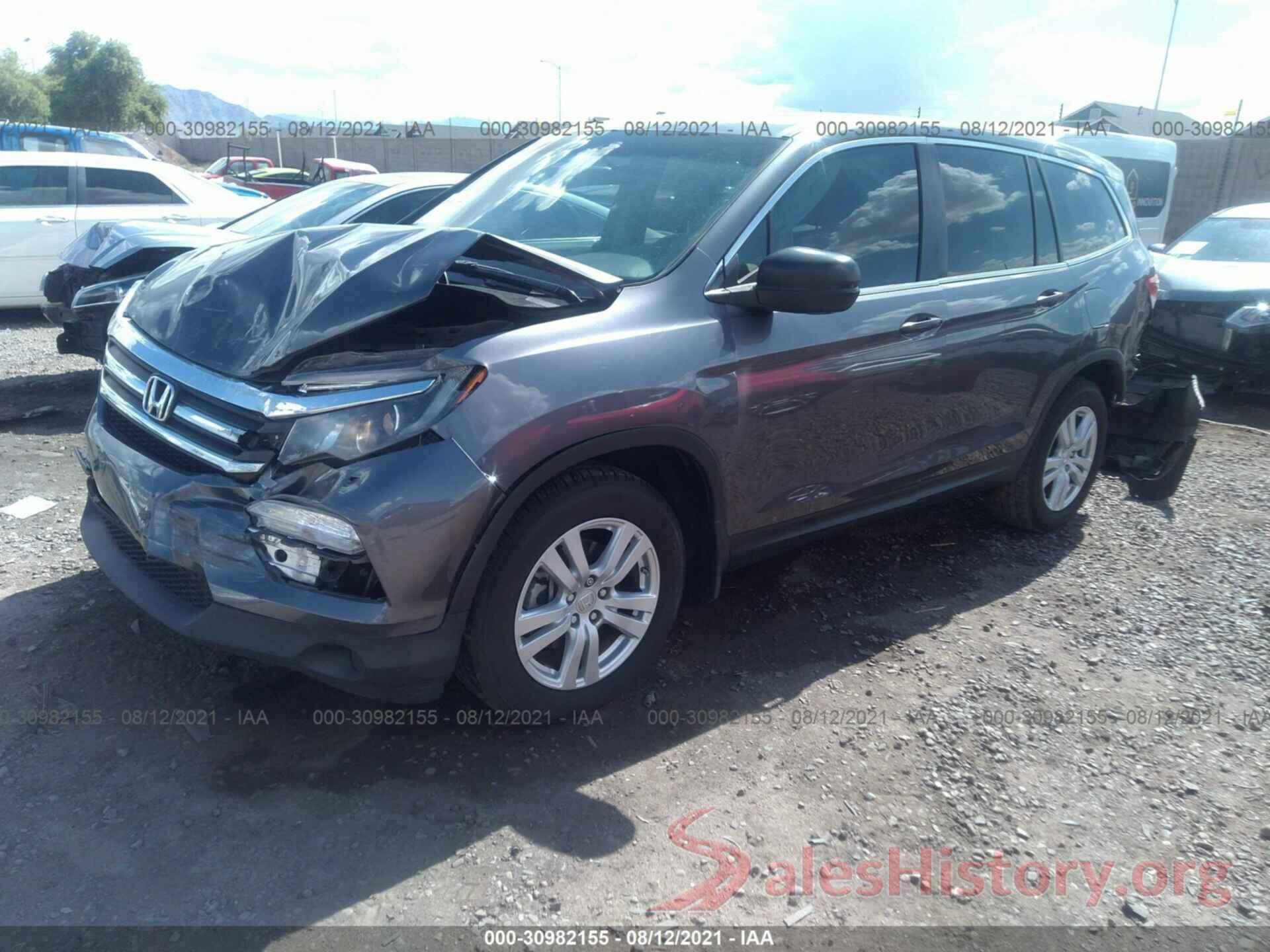 5FNYF5H18GB018365 2016 HONDA PILOT